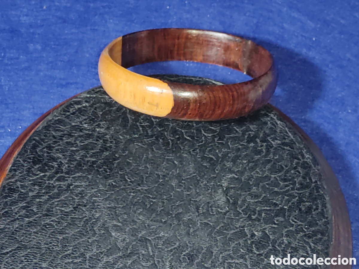 Joyeria: Pulsera de maderas diferentes.Vintage - Foto 2