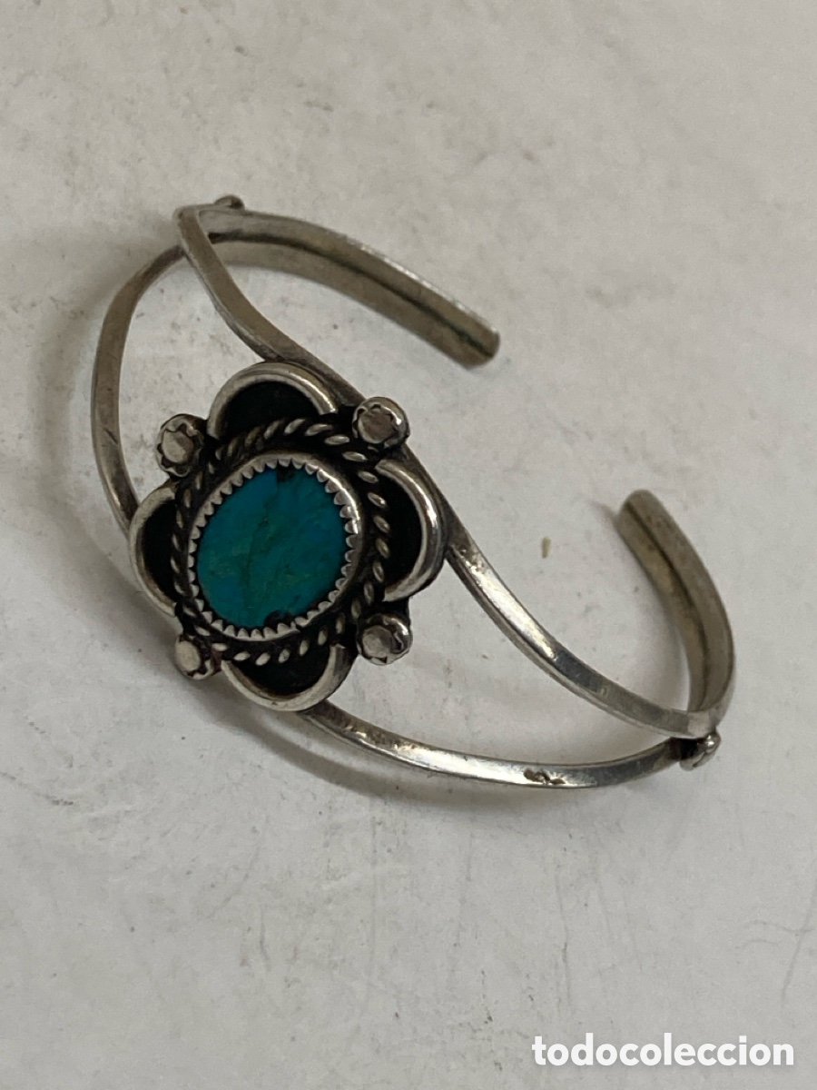 Joyeria: Pulsera de plata turquesa Pul345 - Foto 1