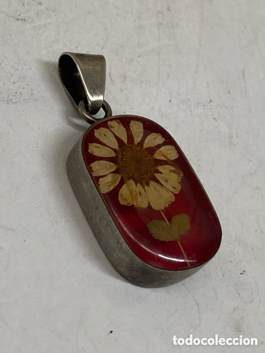 Joyeria: Colgante de plata y resina C515 - Foto 1