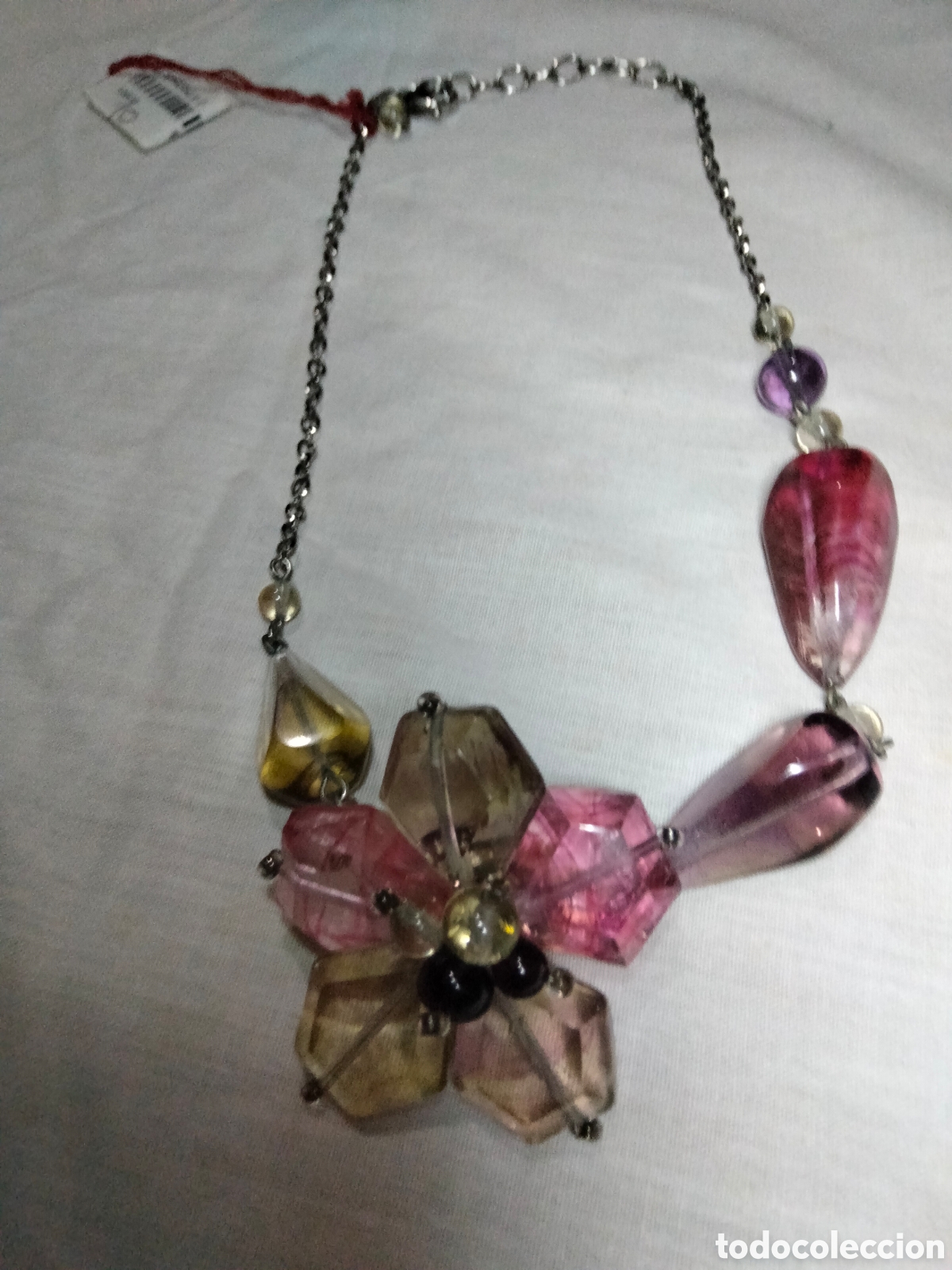 Joyeria: Colgante con broche cristal murano. - Foto 1