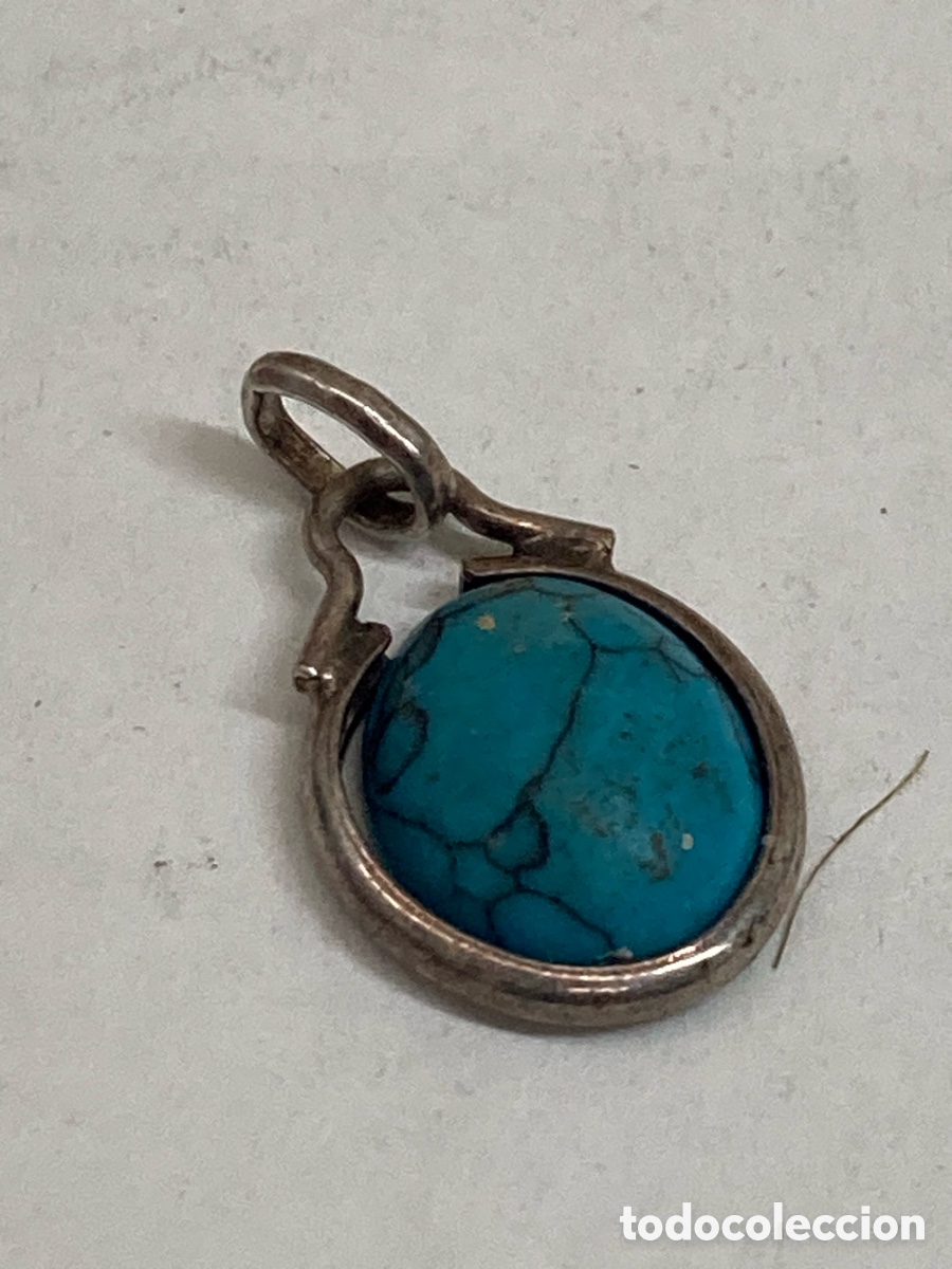 Joyeria: Colgante de plata turquesa C516 - Foto 1
