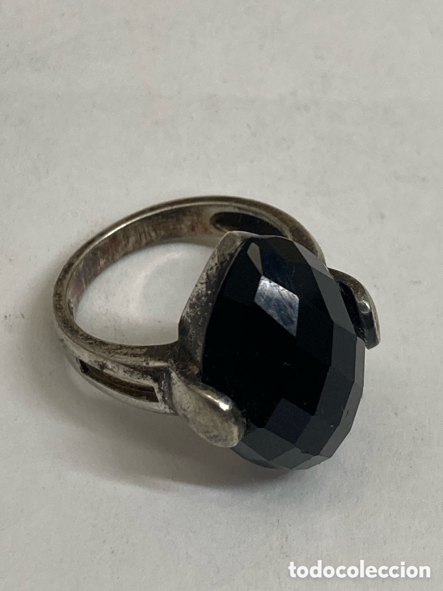 Joyeria: Anillo de plata y onix /S388 - Foto 1