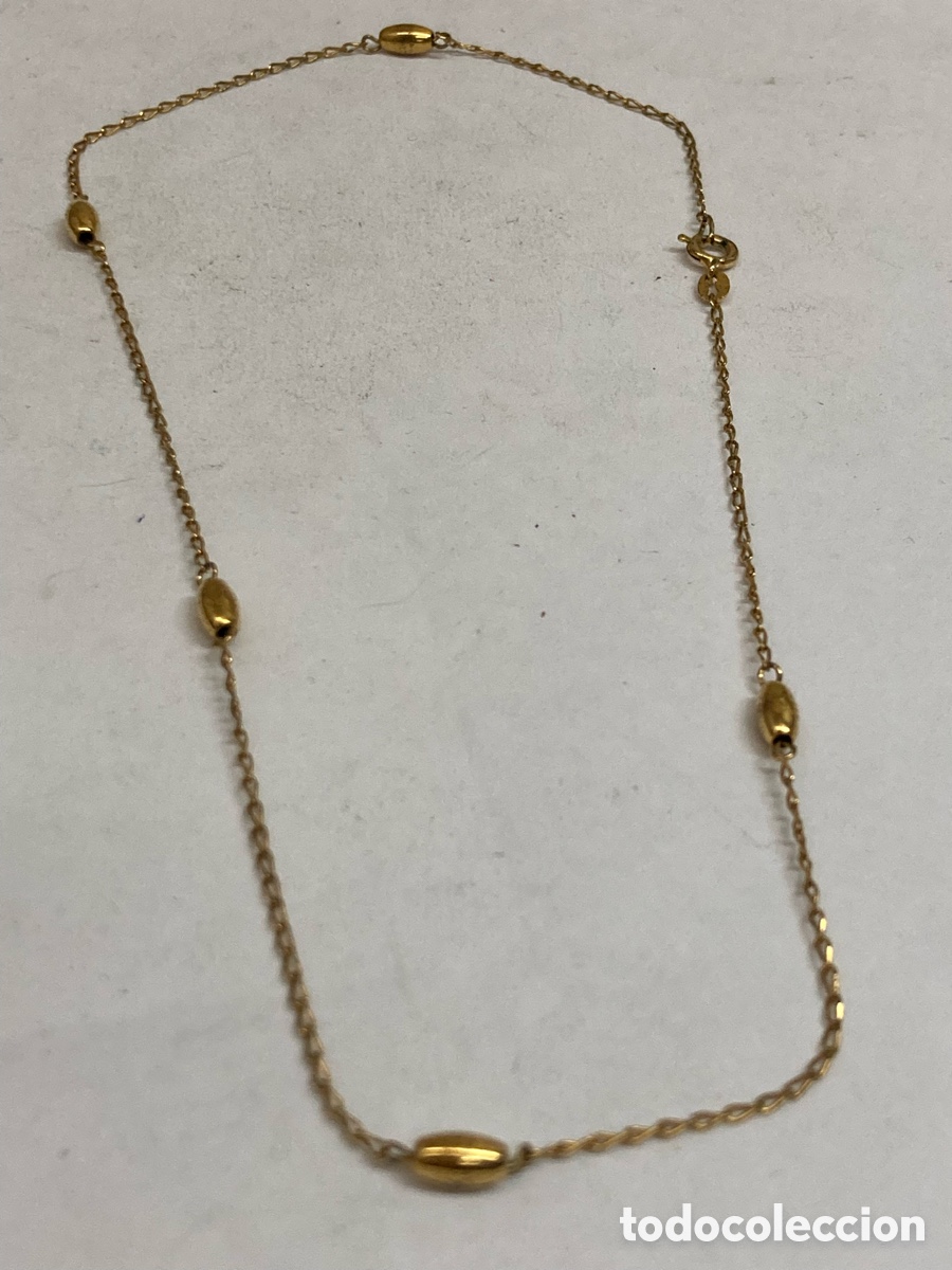 Joyeria: Collar de bisuter&iacute;a dorada CC380 - Foto 1