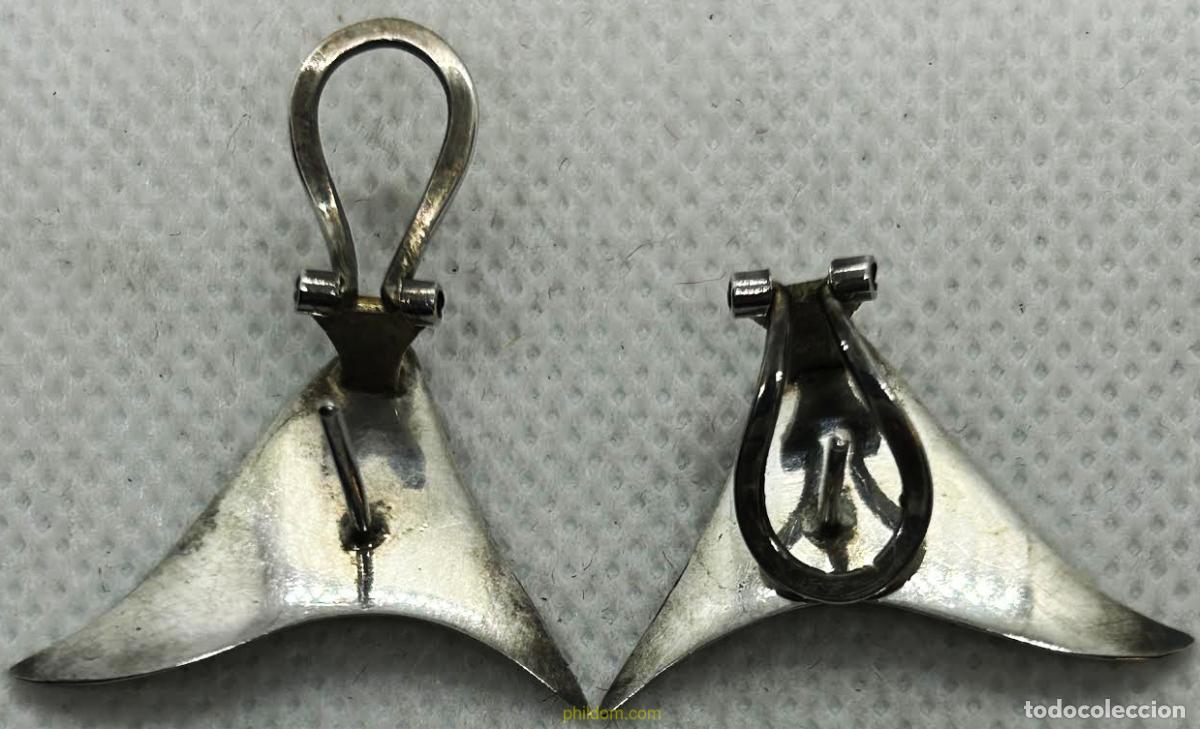 Joyeria: PAREJA DE PENDIENTES PLATA 2,70 cm - Foto 5