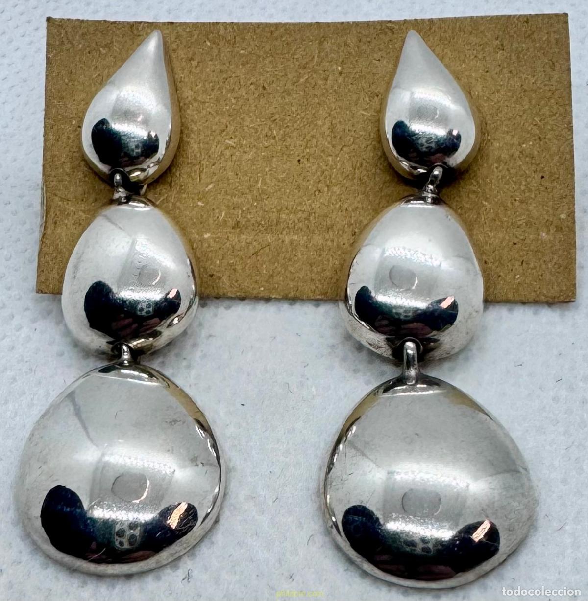 Joyeria: PENDIENTES DE PLATA 5 cm de largo - Foto 2