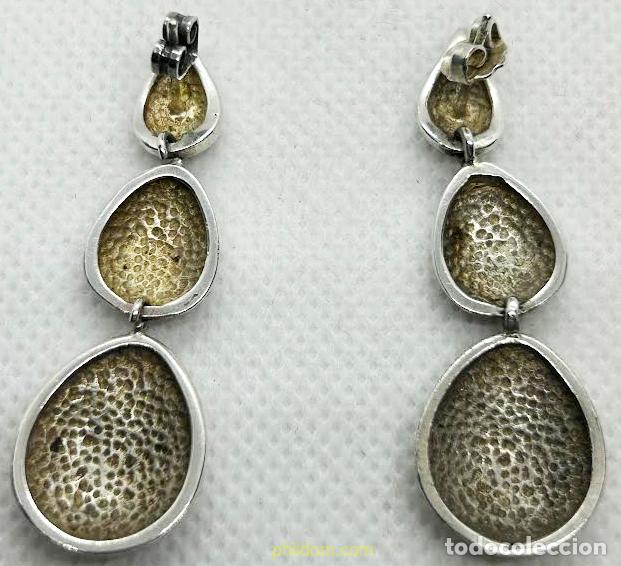 Joyeria: PENDIENTES DE PLATA 5 cm de largo - Foto 5