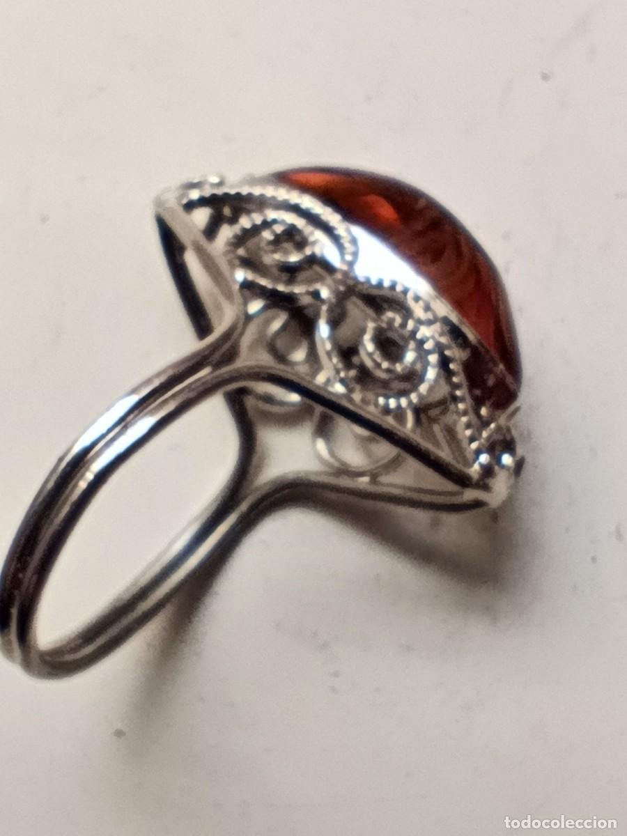 Joyeria: Anillo de filigrana con &aacute;mbar del B&aacute;ltico. - Foto 2