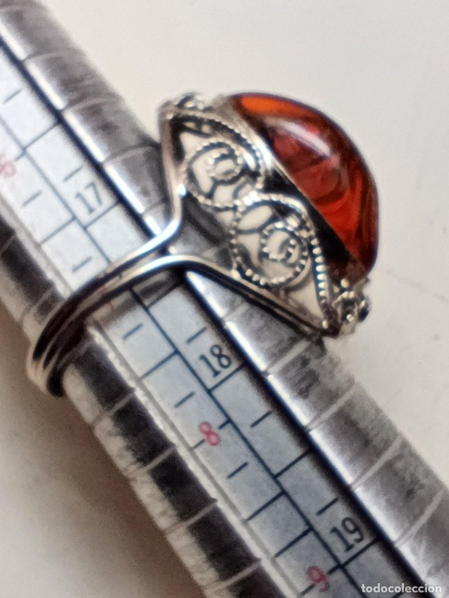 Joyeria: Anillo de filigrana con &aacute;mbar del B&aacute;ltico. - Foto 7