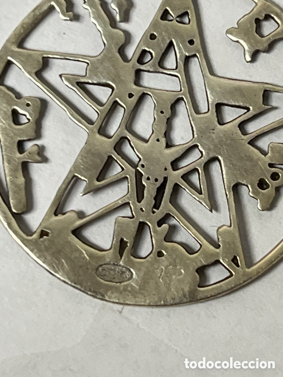 Joyeria: Colgante TENTAGRAMATON de plata /C511 - Foto 4
