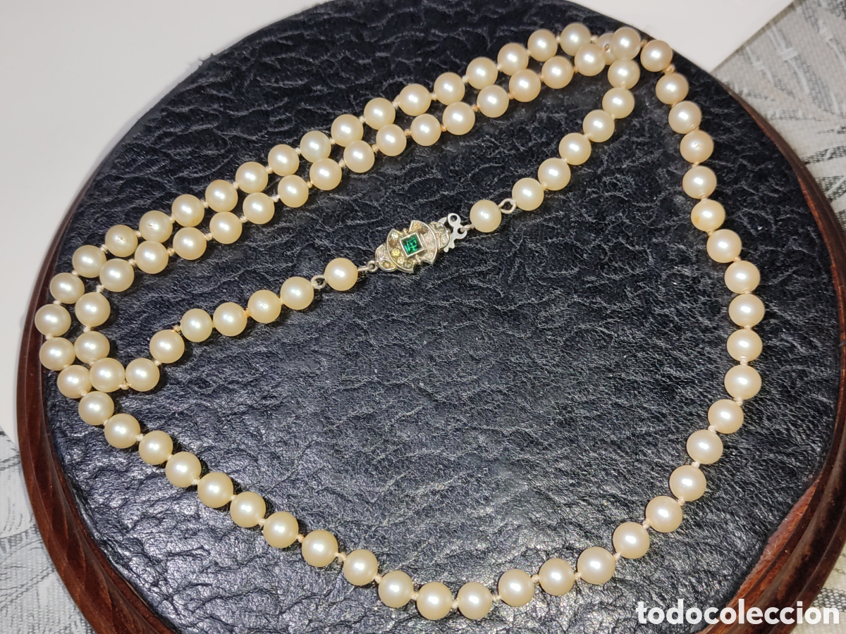 Joyeria: Antiguo Collar de perlas. - Foto 2