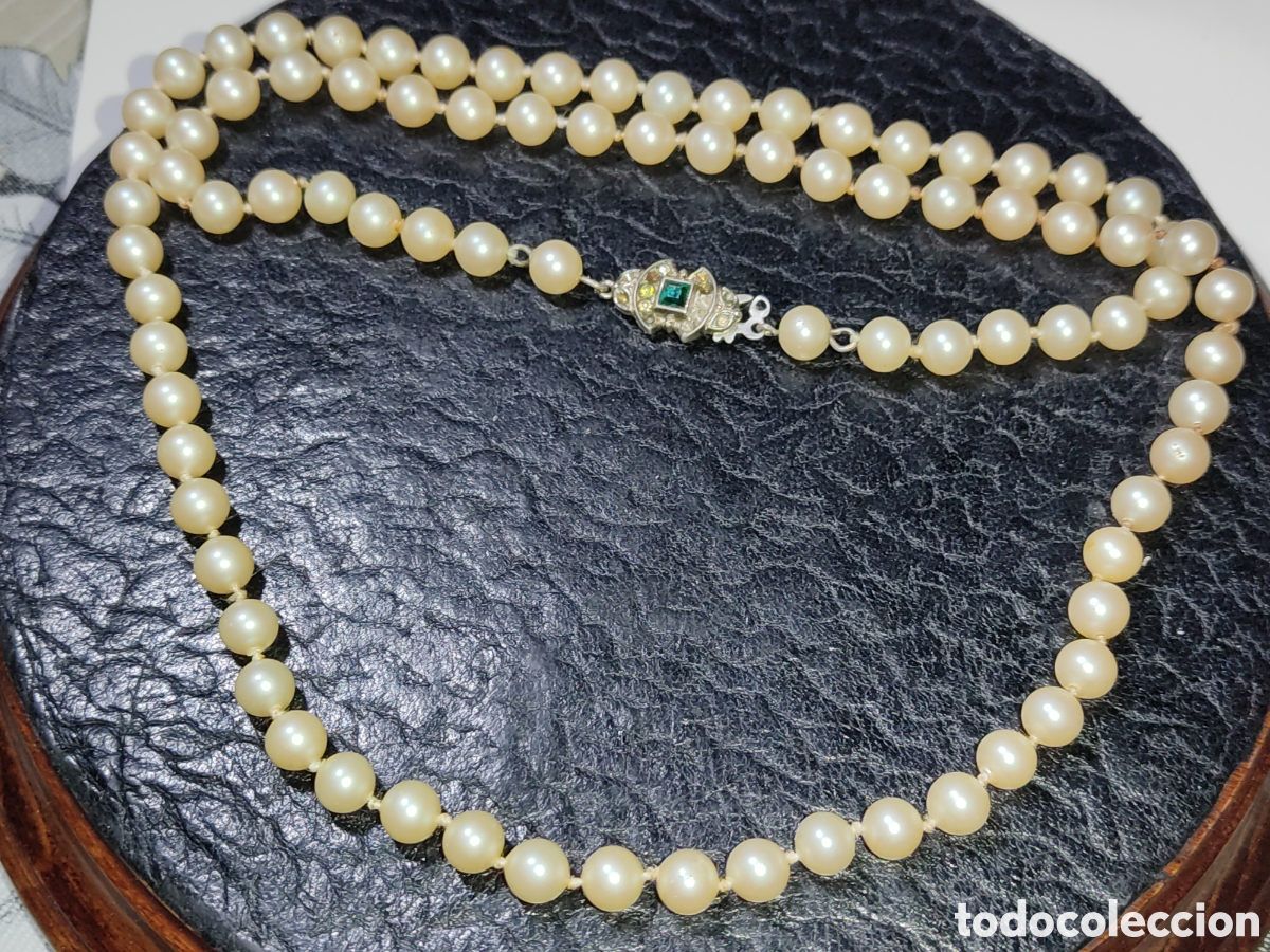 Joyeria: Antiguo Collar de perlas. - Foto 3