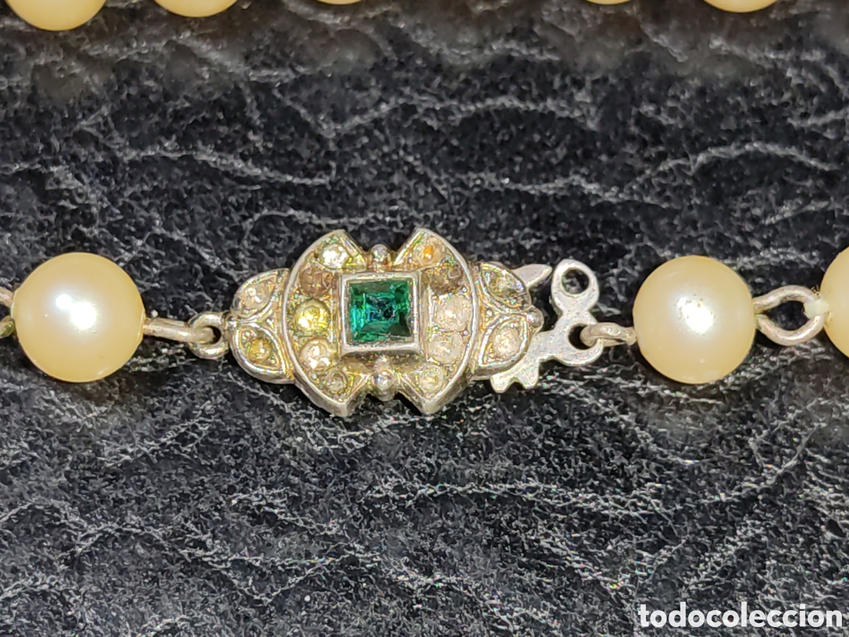 Joyeria: Antiguo Collar de perlas. - Foto 4