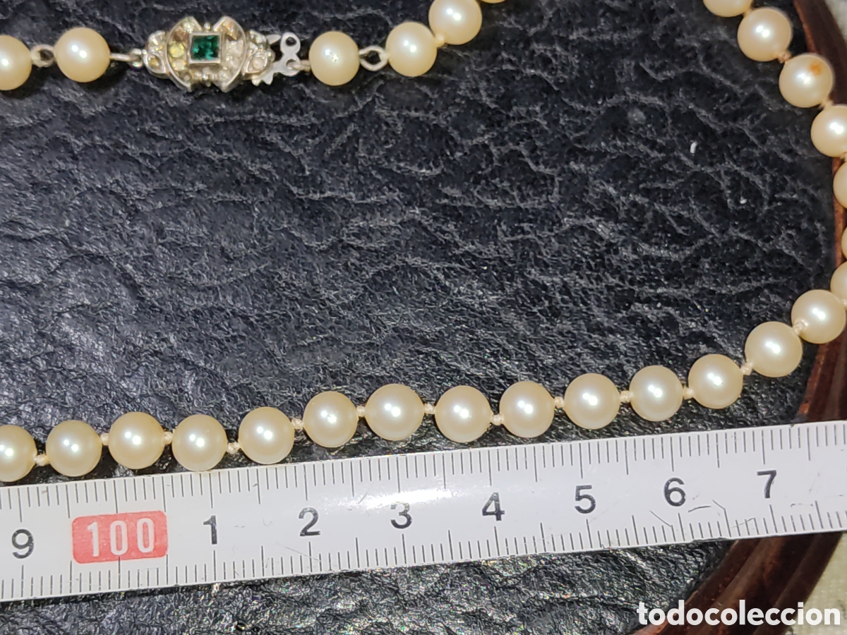 Joyeria: Antiguo Collar de perlas. - Foto 5