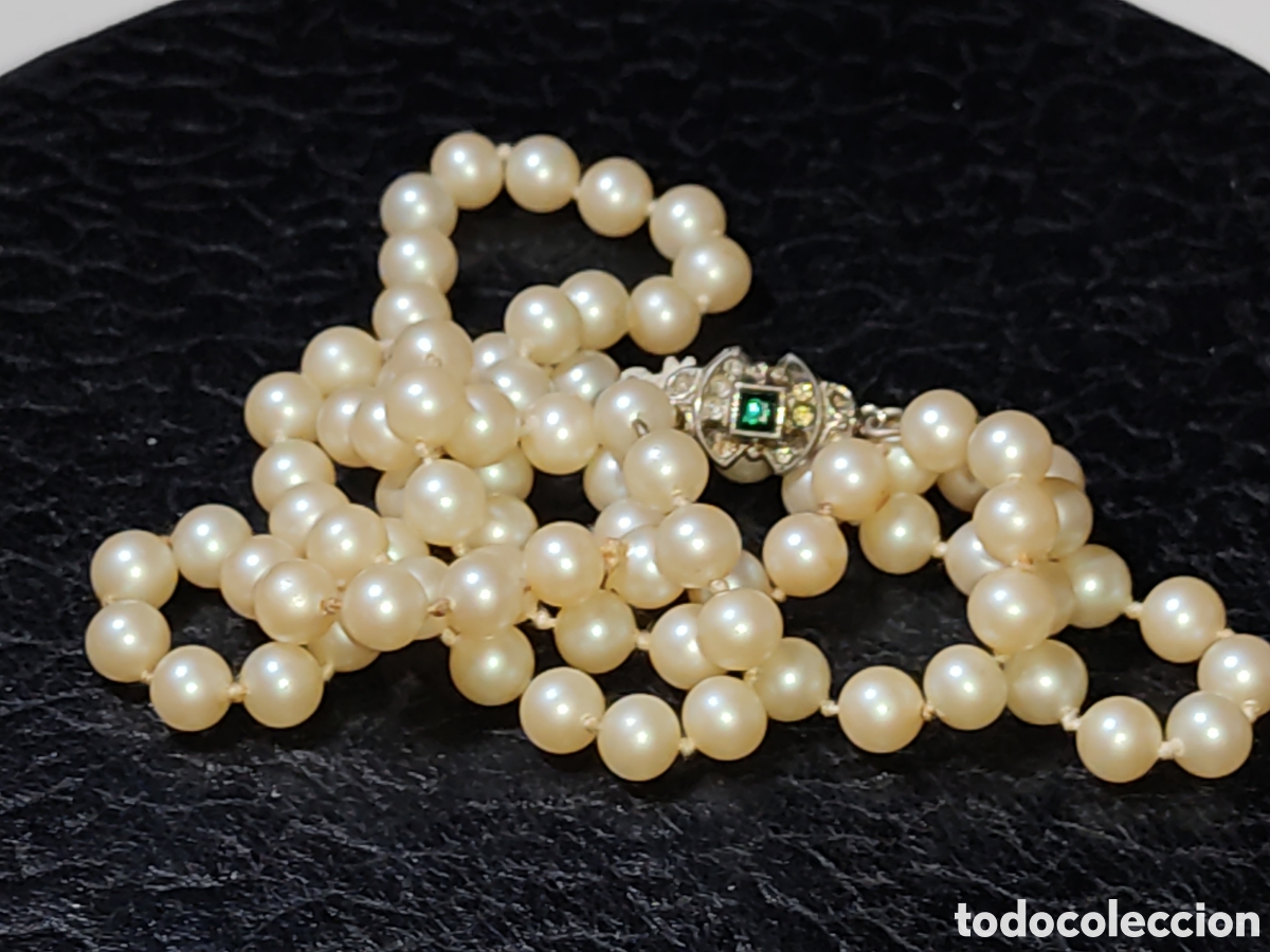 Joyeria: Antiguo Collar de perlas. - Foto 7