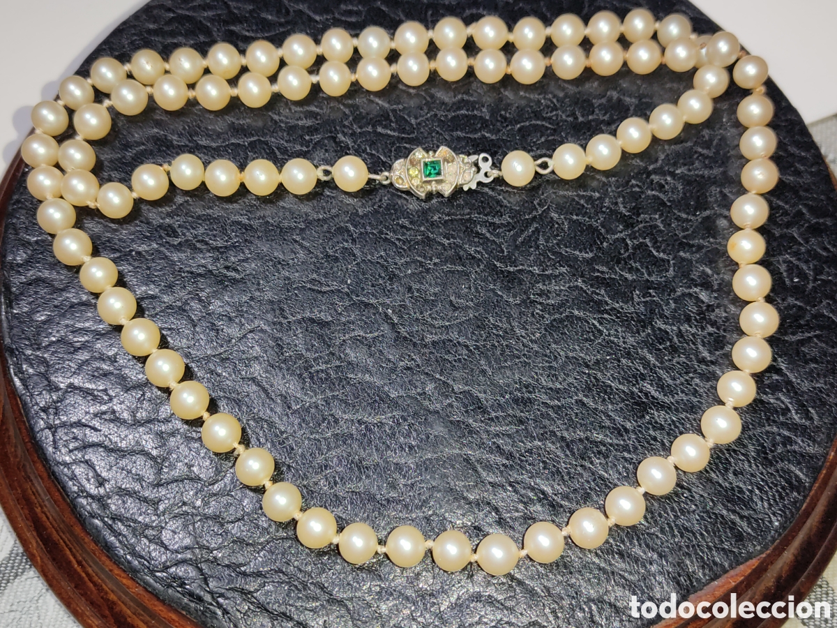 Joyeria: Antiguo Collar de perlas. - Foto 1