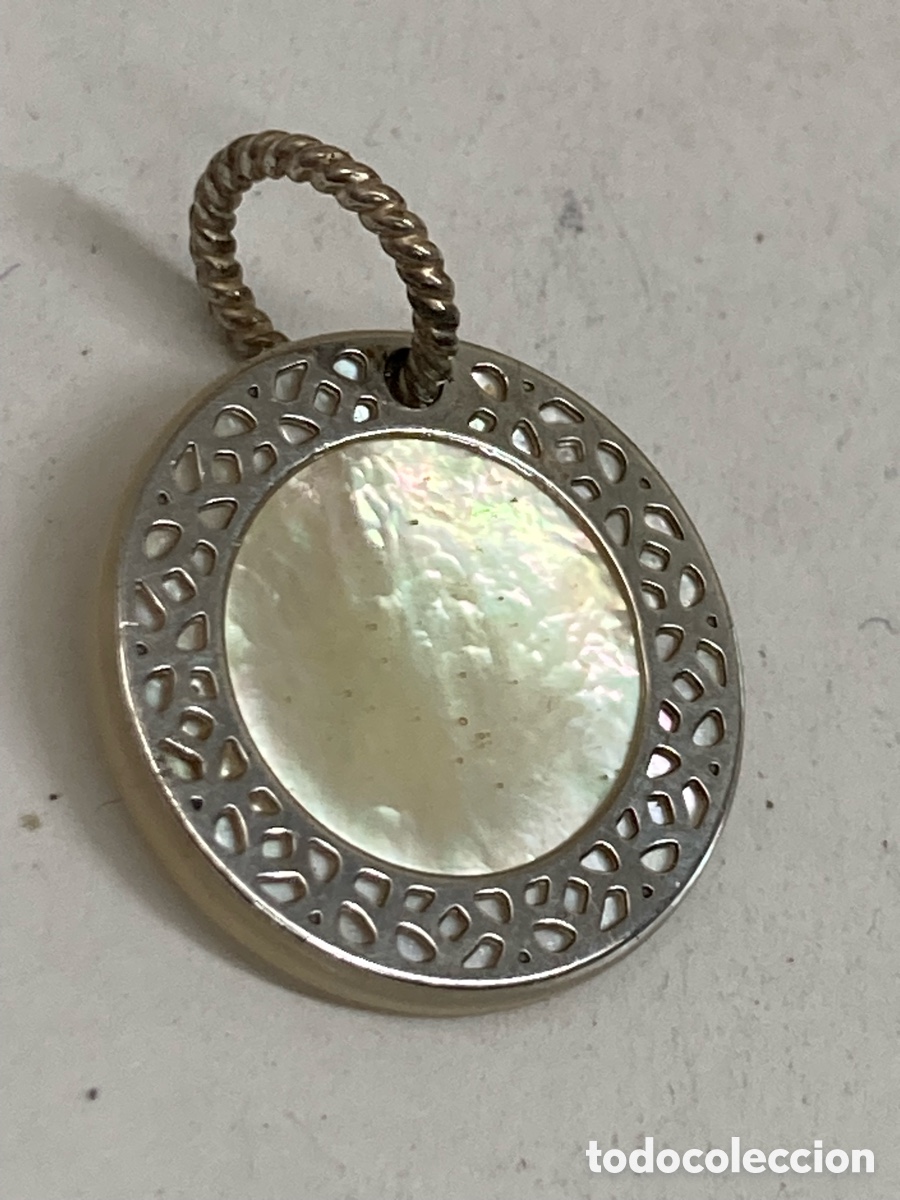 Joyeria: Colgante de plata y n&aacute;car /C517 - Foto 1
