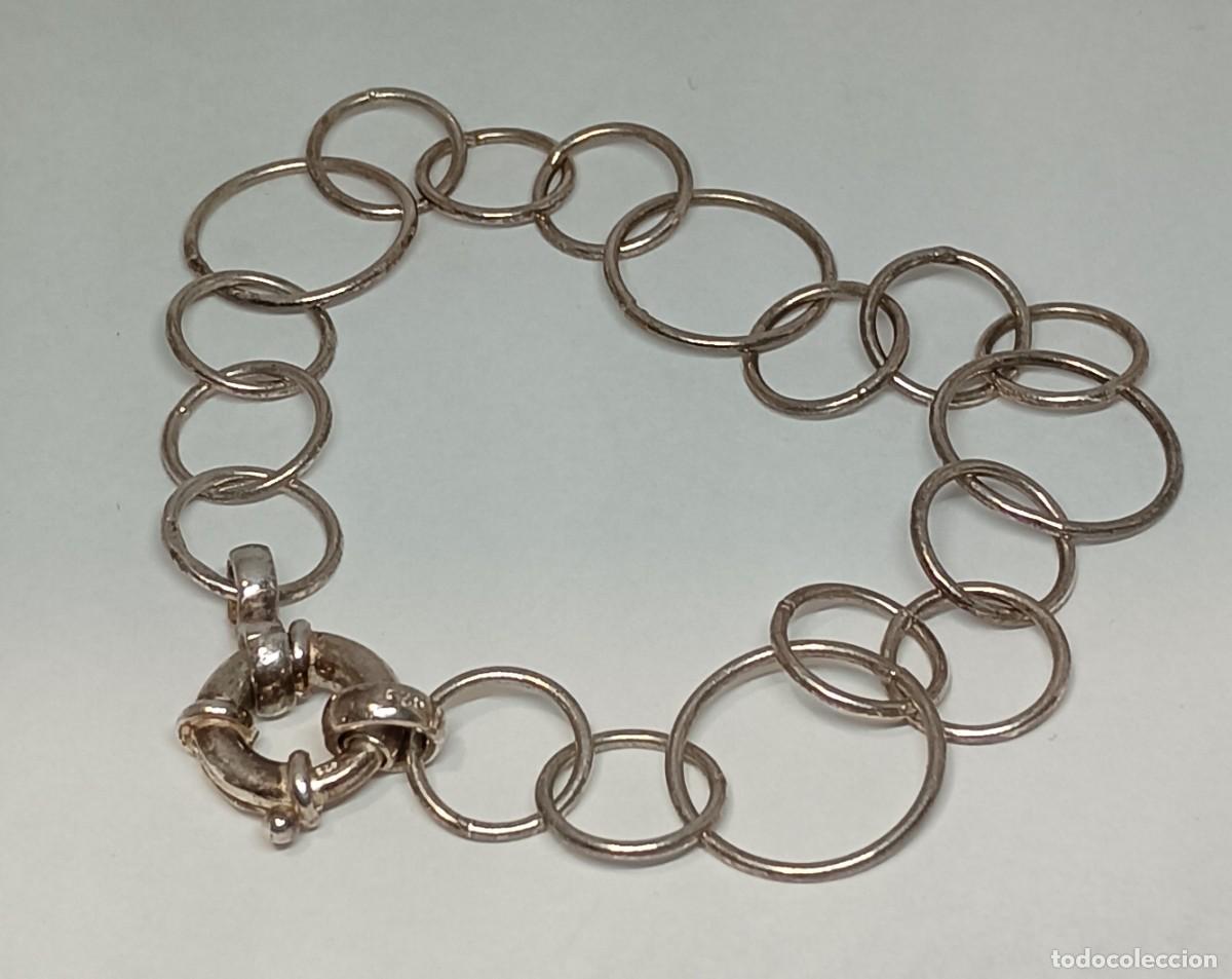 Joyeria: PULSERA DE PLATA DE AROS DE 925 - Foto 2