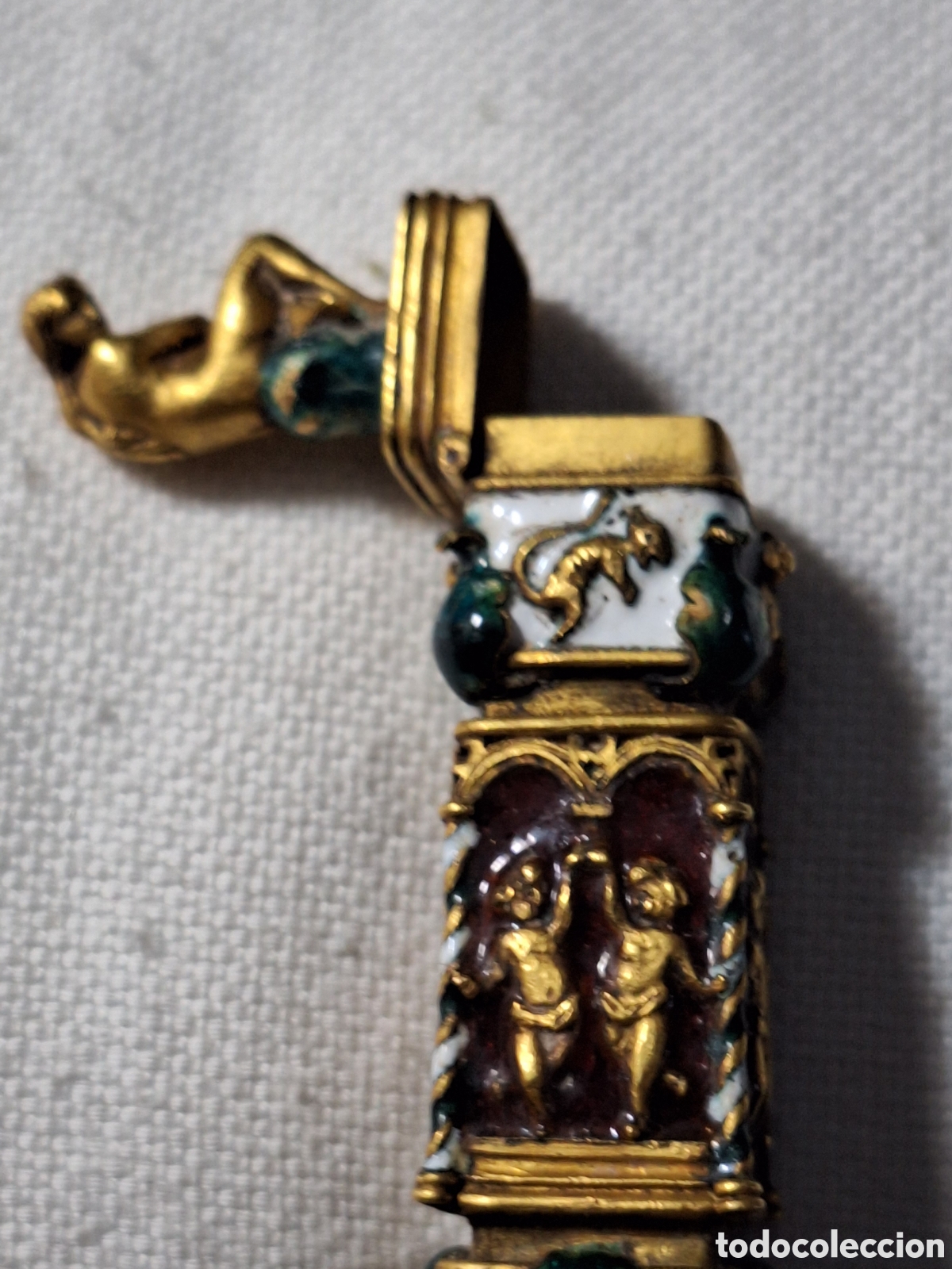 Joyeria: Antigua caja en oro macizo. - Foto 2
