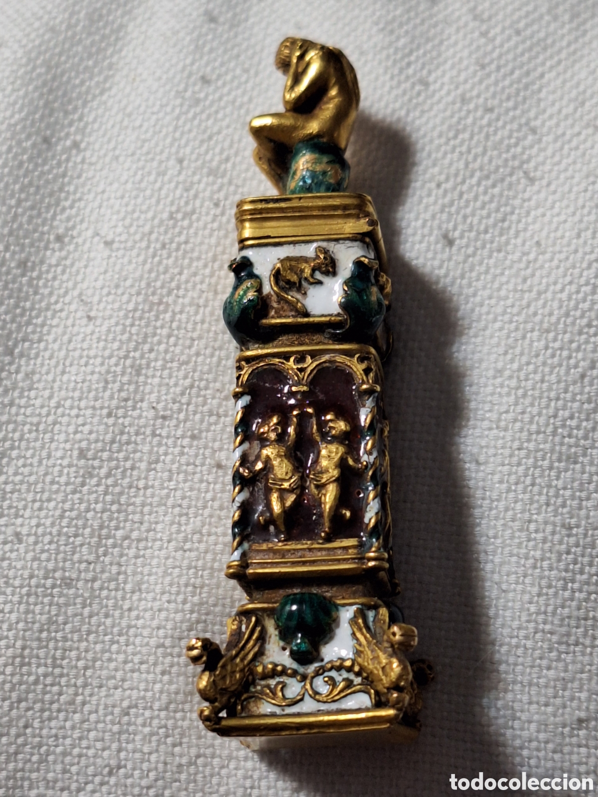 Joyeria: Antigua caja en oro macizo. - Foto 4