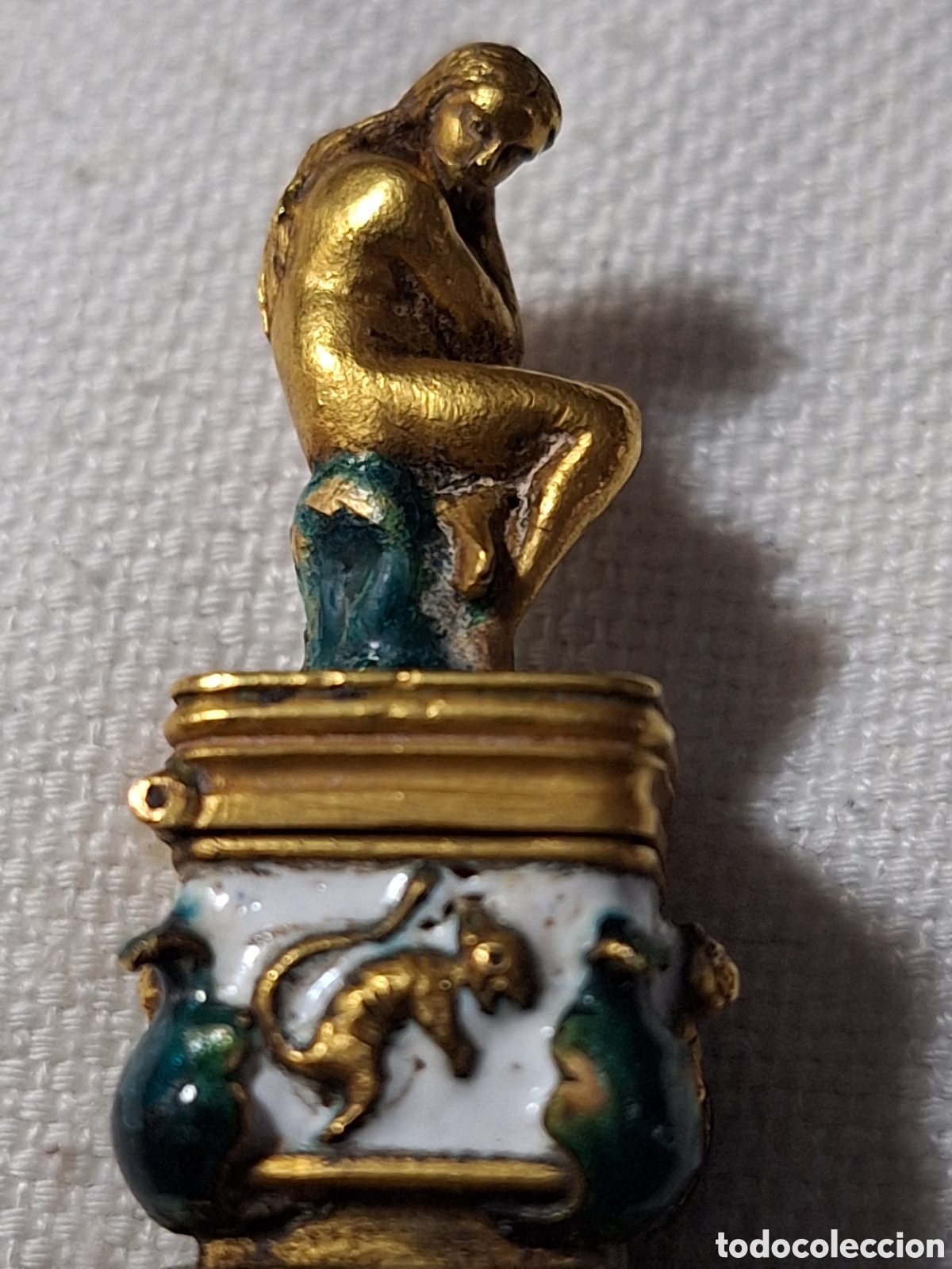 Joyeria: Antigua caja en oro macizo. - Foto 6