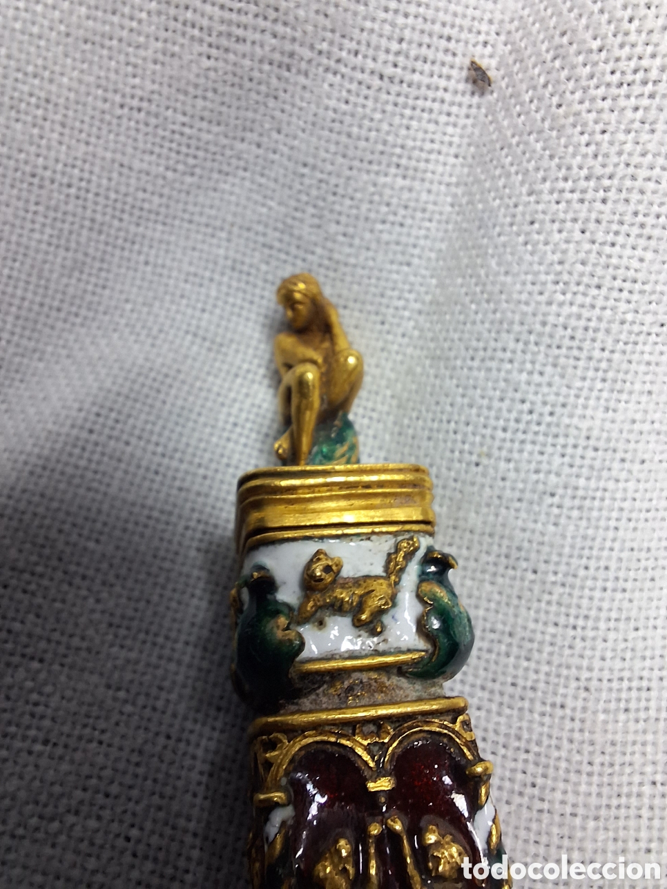 Joyeria: Antigua caja en oro macizo. - Foto 8