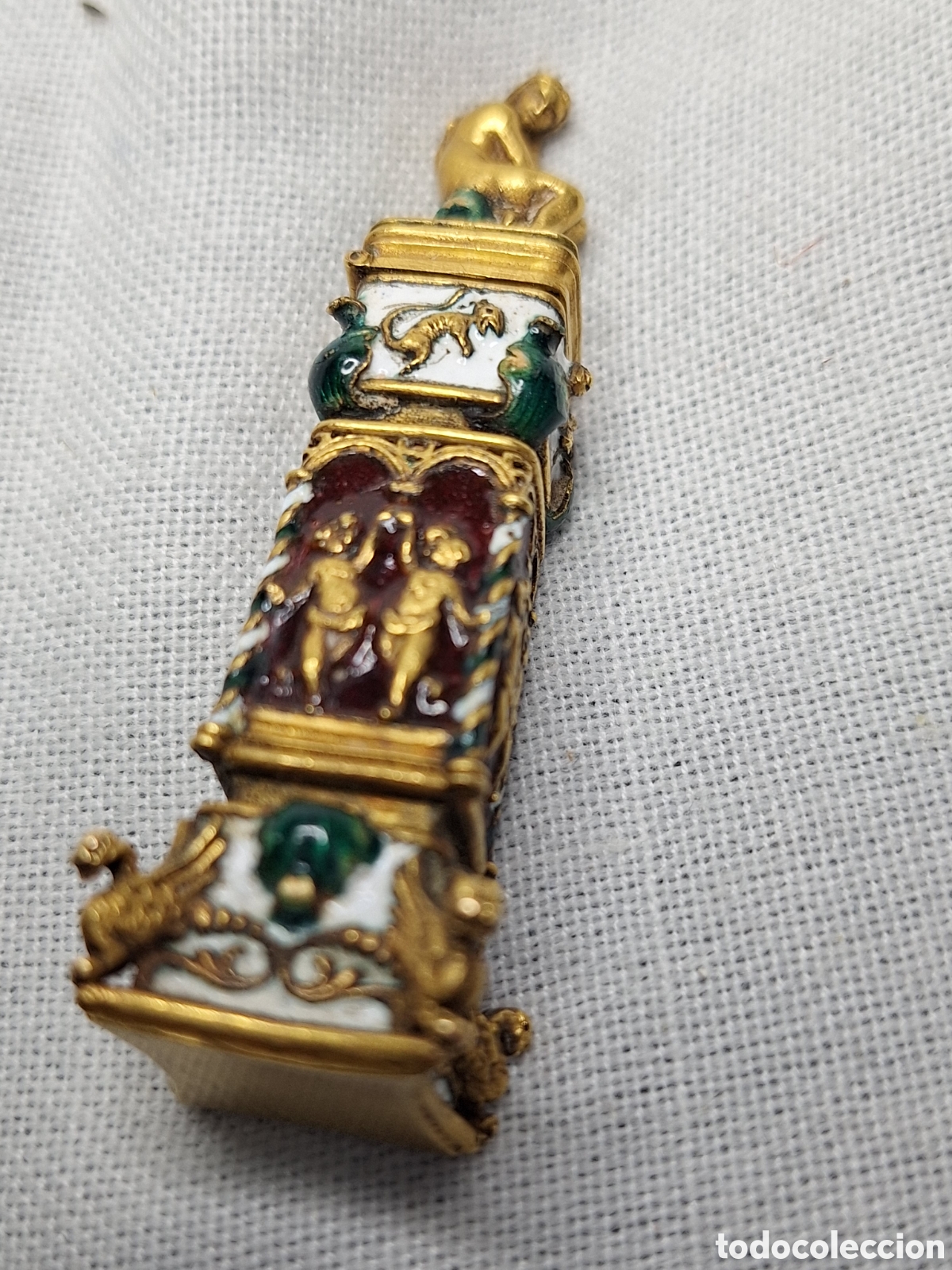 Joyeria: Antigua caja en oro macizo. - Foto 9