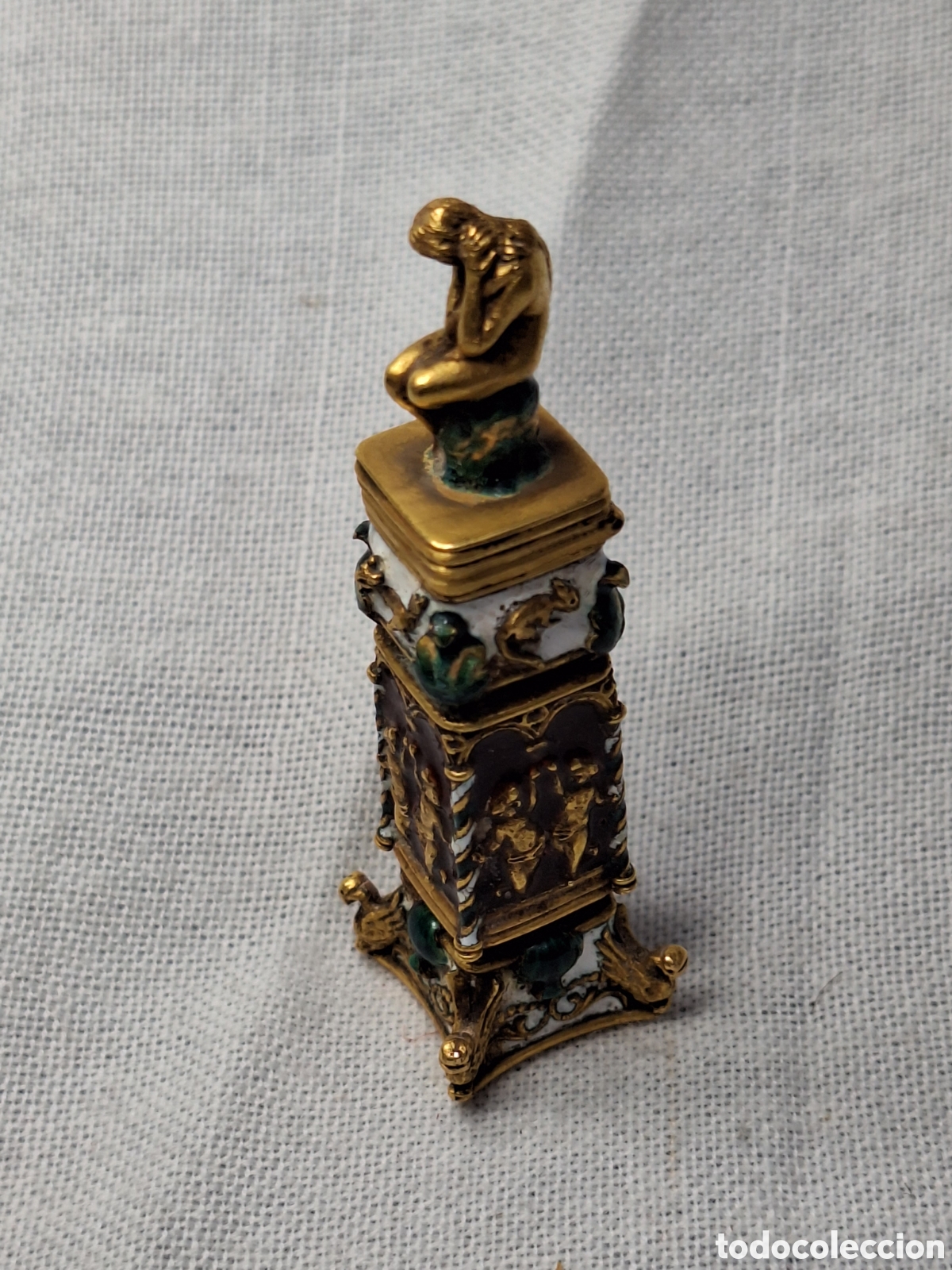 Joyeria: Antigua caja en oro macizo. - Foto 1
