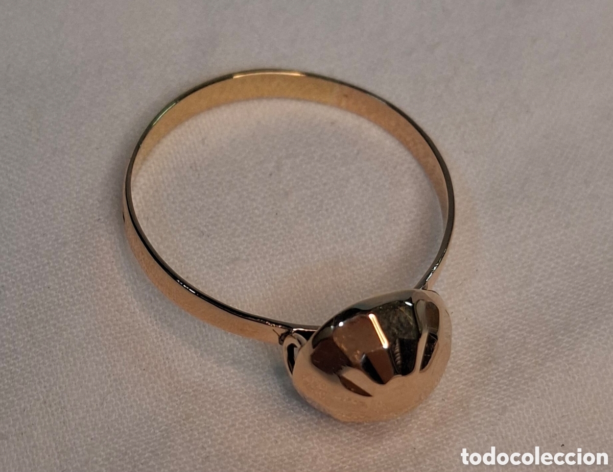 Joyeria: Anillo facetado de oro de 18k - Foto 5