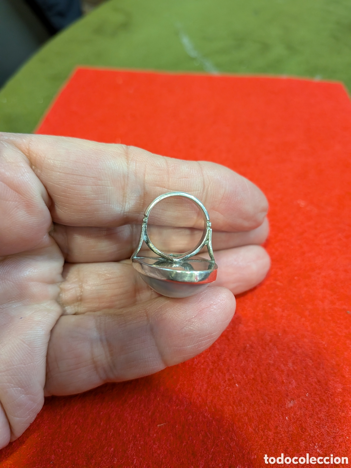 Joyeria: Sortija en plata y nacar.REF-432/12 - Foto 3