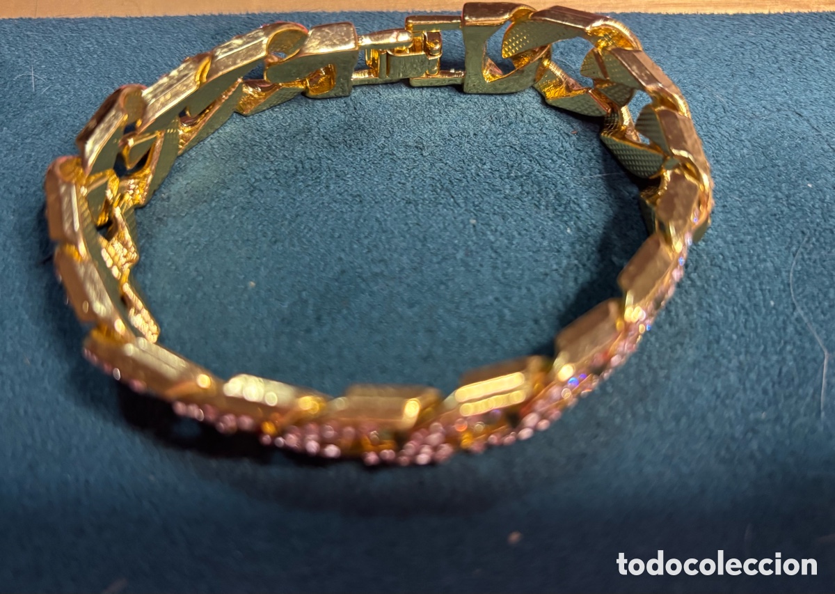 Joyeria: Pulsera dorada con strass - Foto 3