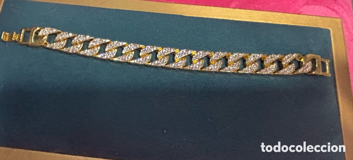 Joyeria: Pulsera dorada con strass - Foto 1