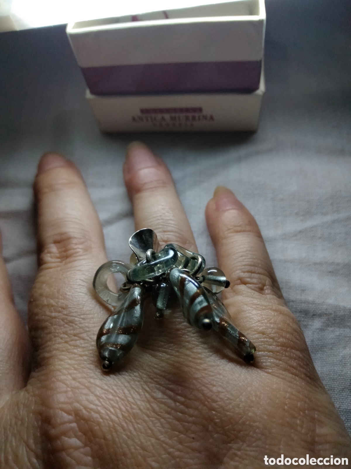 Joyeria: Anillo murano y plata - Foto 2