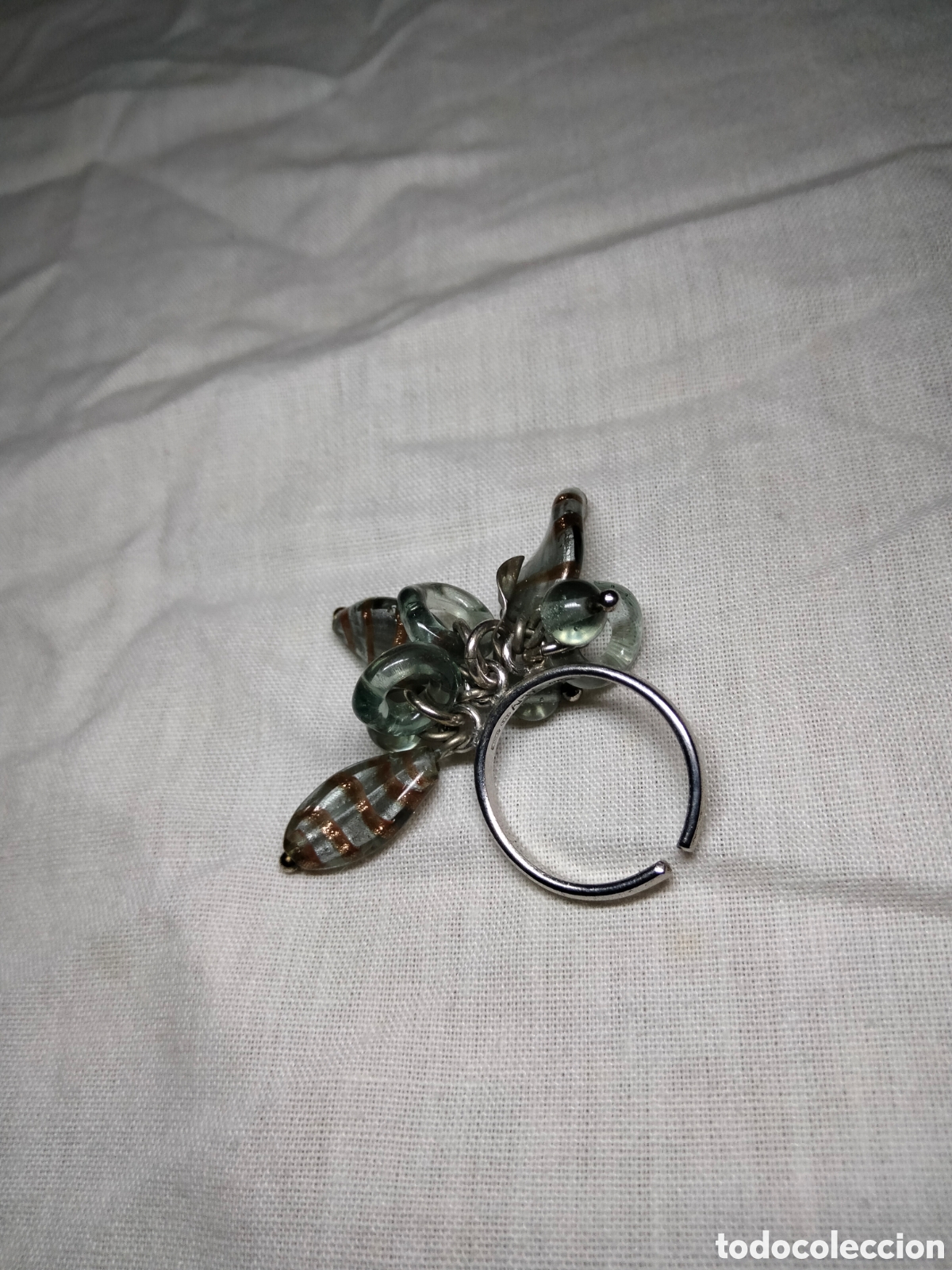 Jewelry: Anillo murano y plata