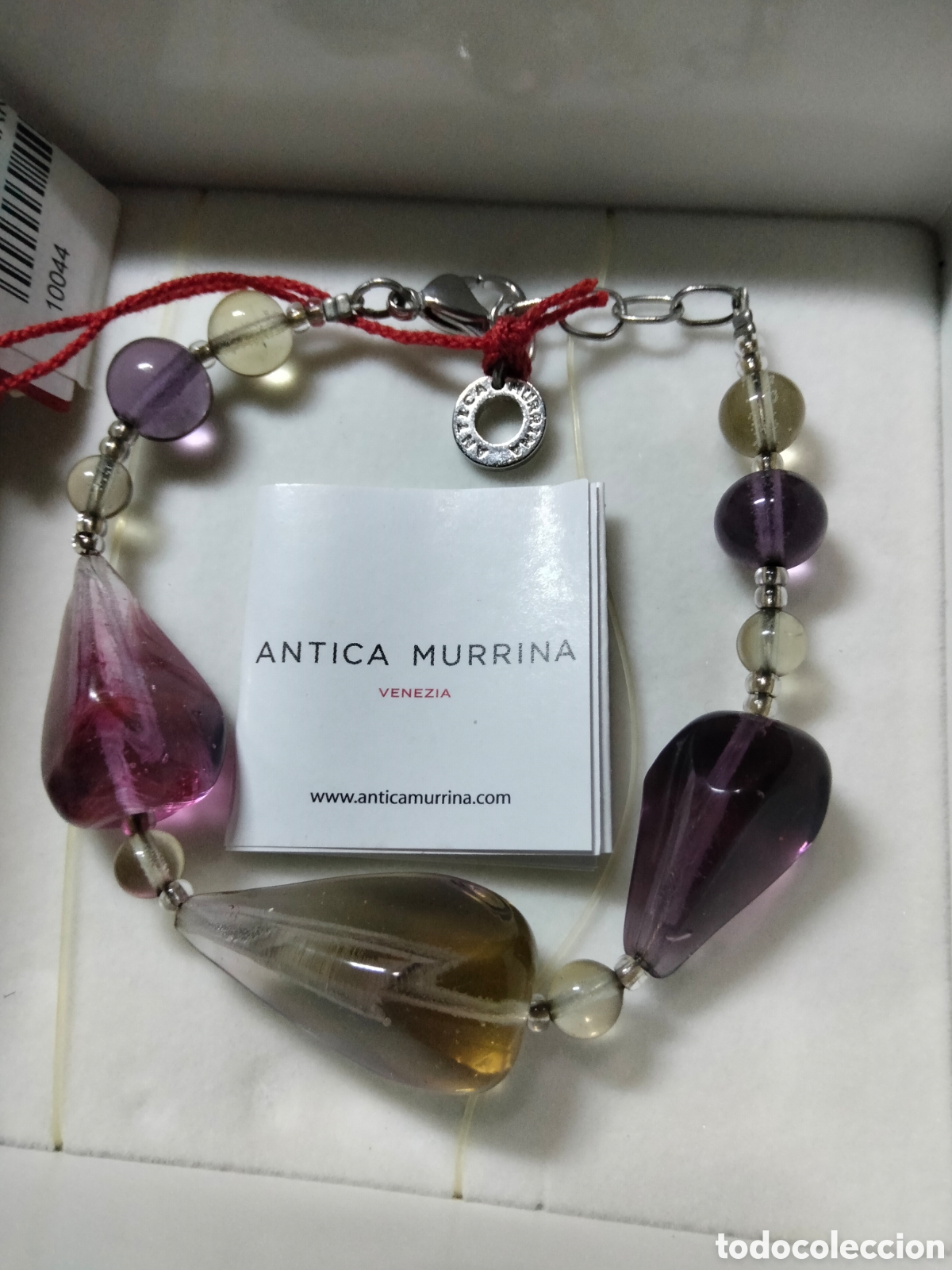 Joyeria: Pulsera rodio antial&eacute;rgico y murano - Foto 3