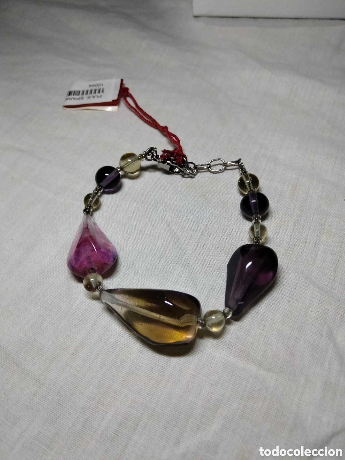Joyeria: Pulsera rodio antial&eacute;rgico y murano - Foto 1