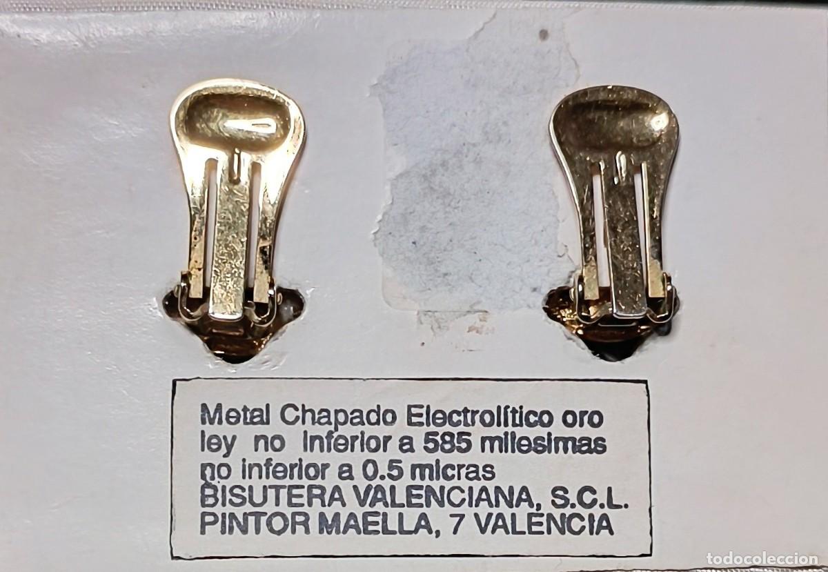 Joyeria: PENDIENTES CHAPADOS EN ORO CON FORMA DE LAGRIMA - Foto 4