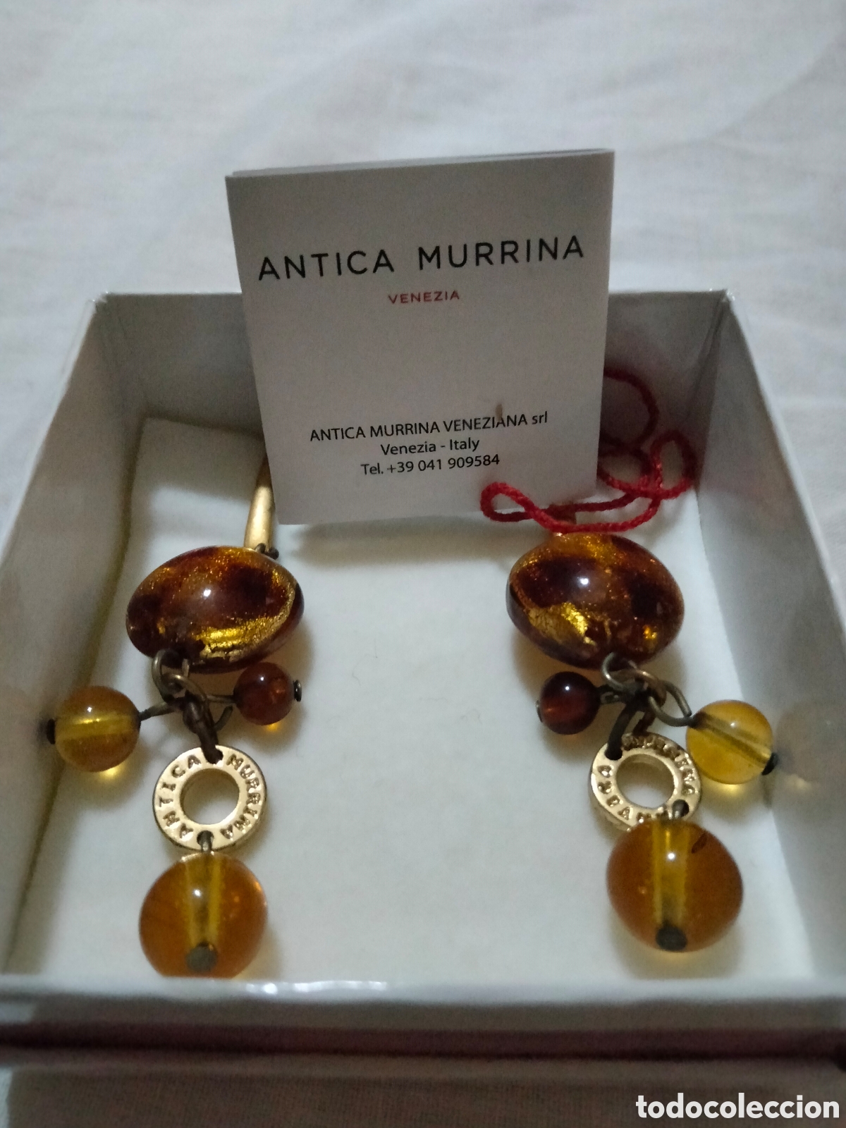 Joyeria: Pendientes rodio y cristal murano - Foto 2
