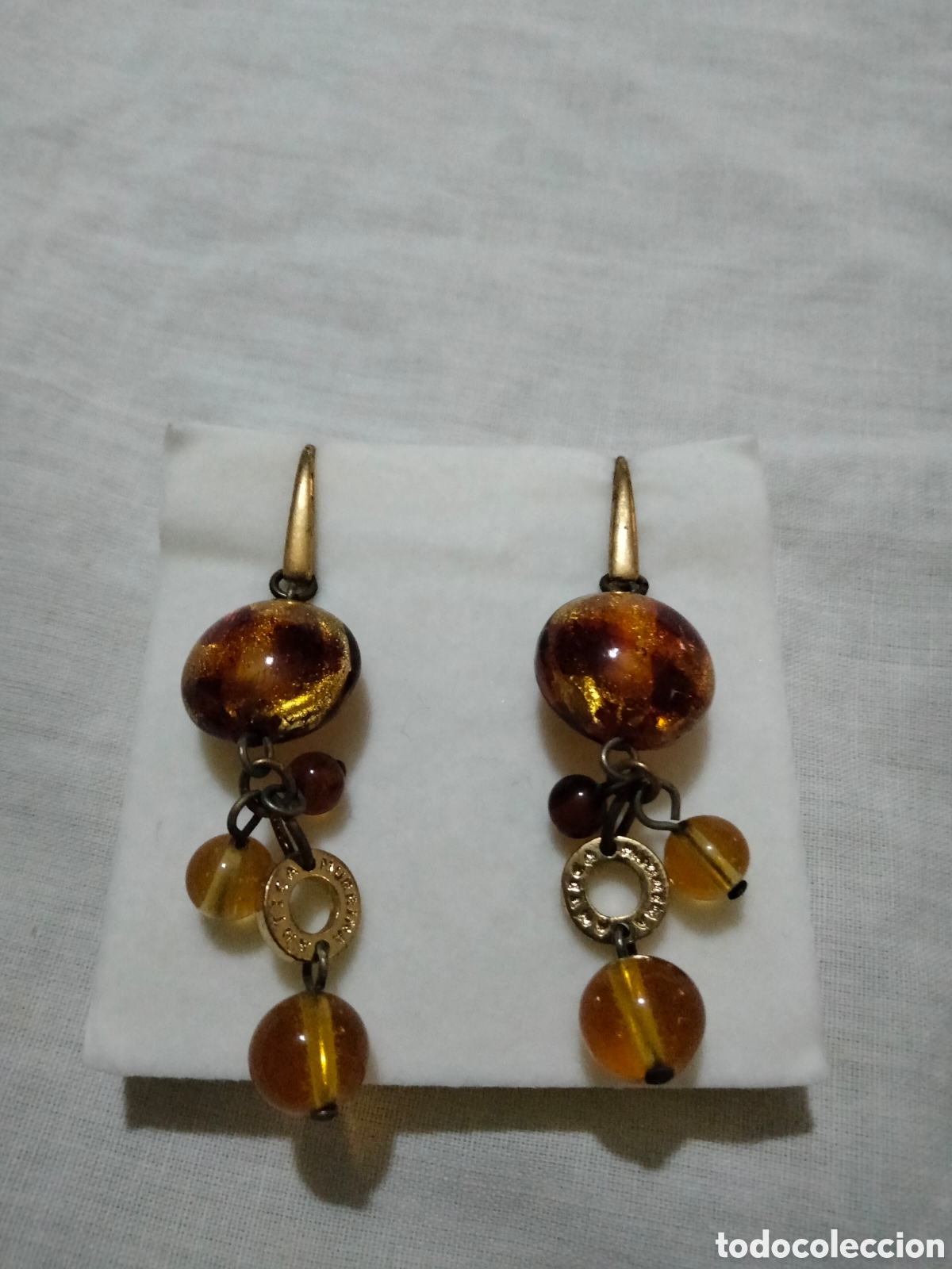 Joyeria: Pendientes rodio y cristal murano - Foto 1