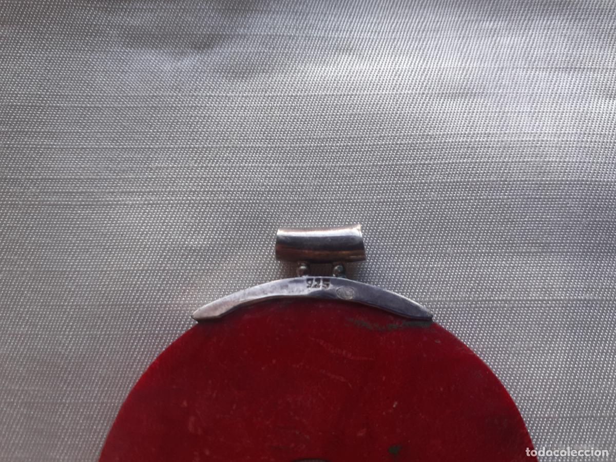 Joyeria: Colgante jaspe rojo y plata 925 - Foto 3