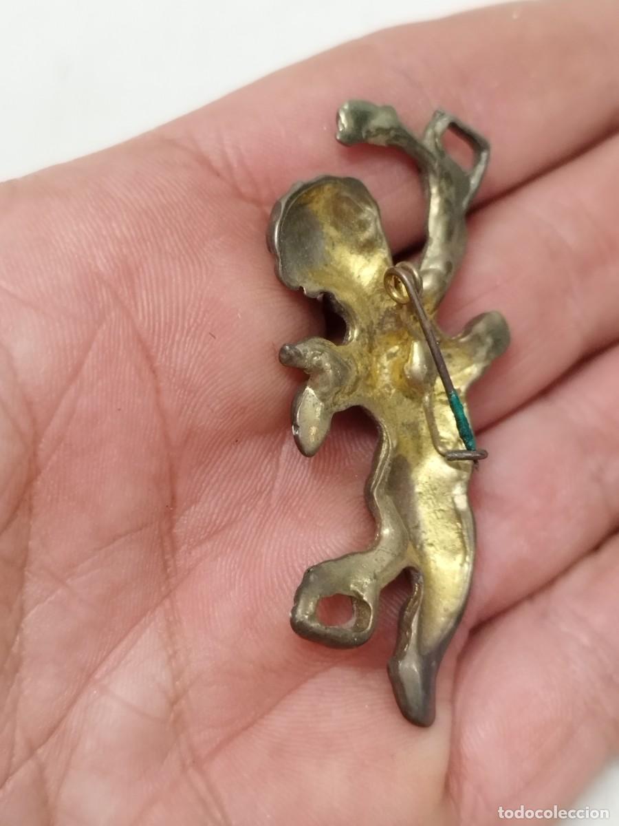 Joyeria: Antiguo broche de un angelito, querubin. - Foto 4