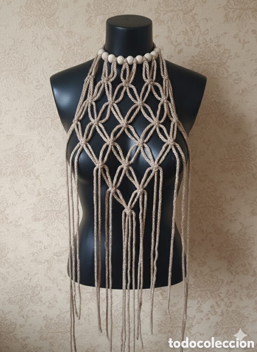 Joyeria: Collar bohemio top de lana nuevo - Foto 1