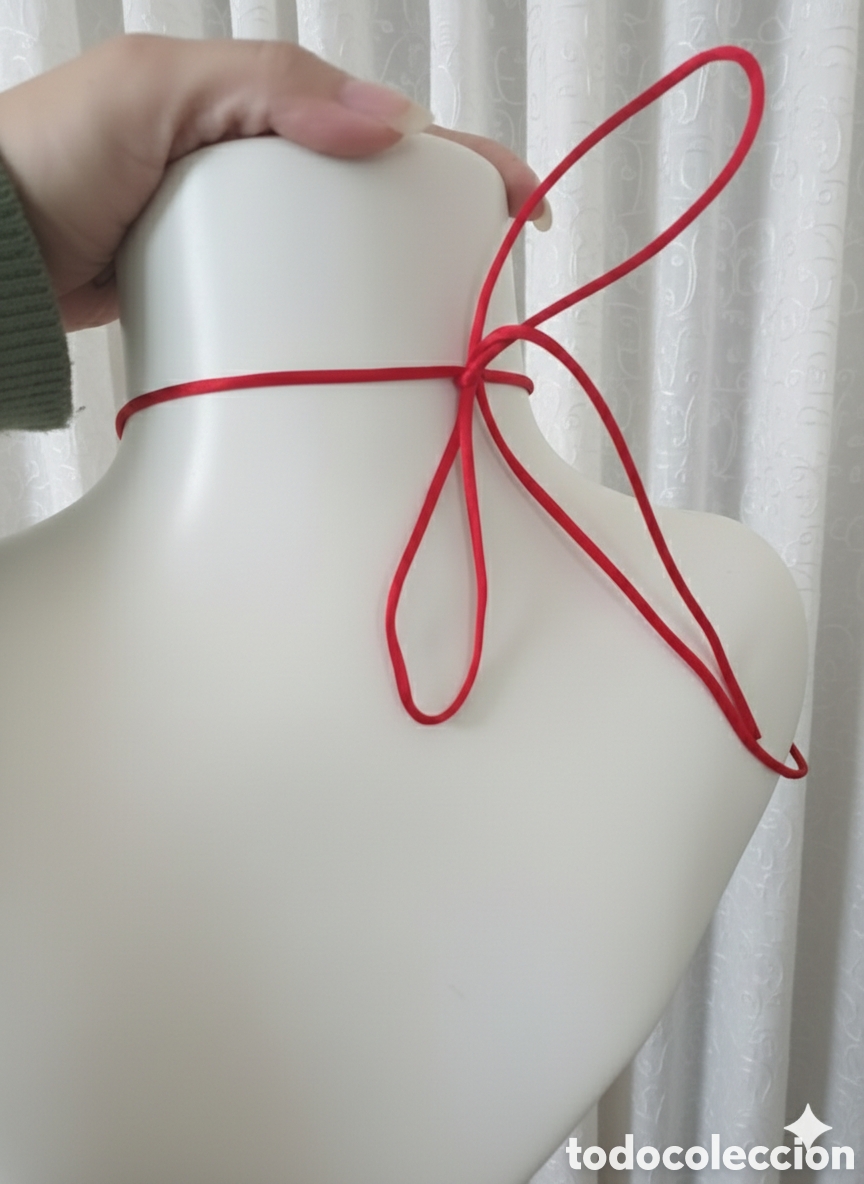 Joyeria: Collar halter cola de rat&oacute;n ajustable - Foto 2