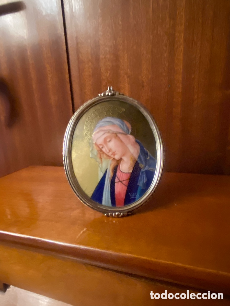 Joyeria: Virgen esmalte Luis Vall&eacute;s, plata de primera ley - Foto 5