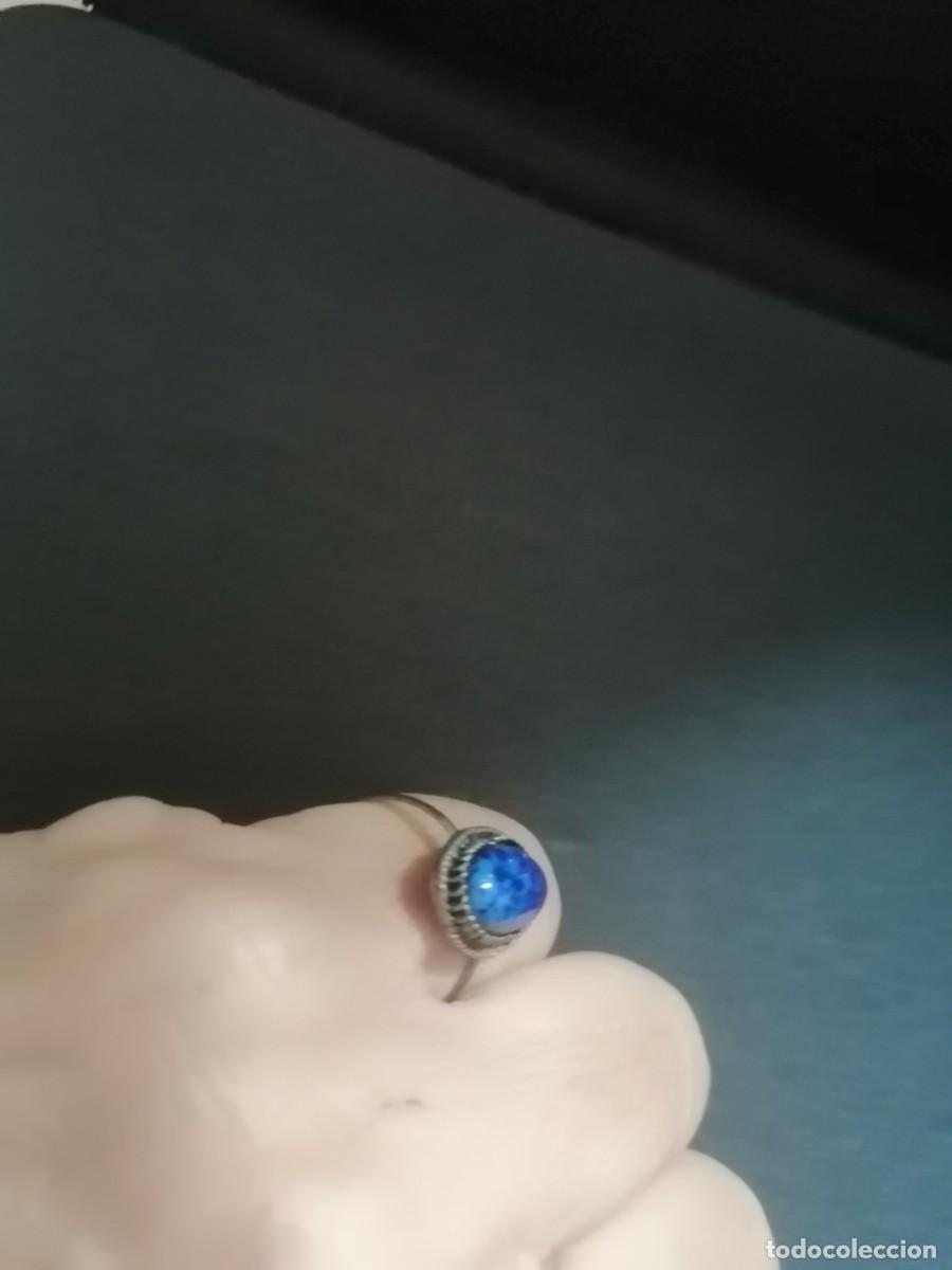 Joyeria: Anillo con Lapislazuli azul cobalto de plata - Foto 5