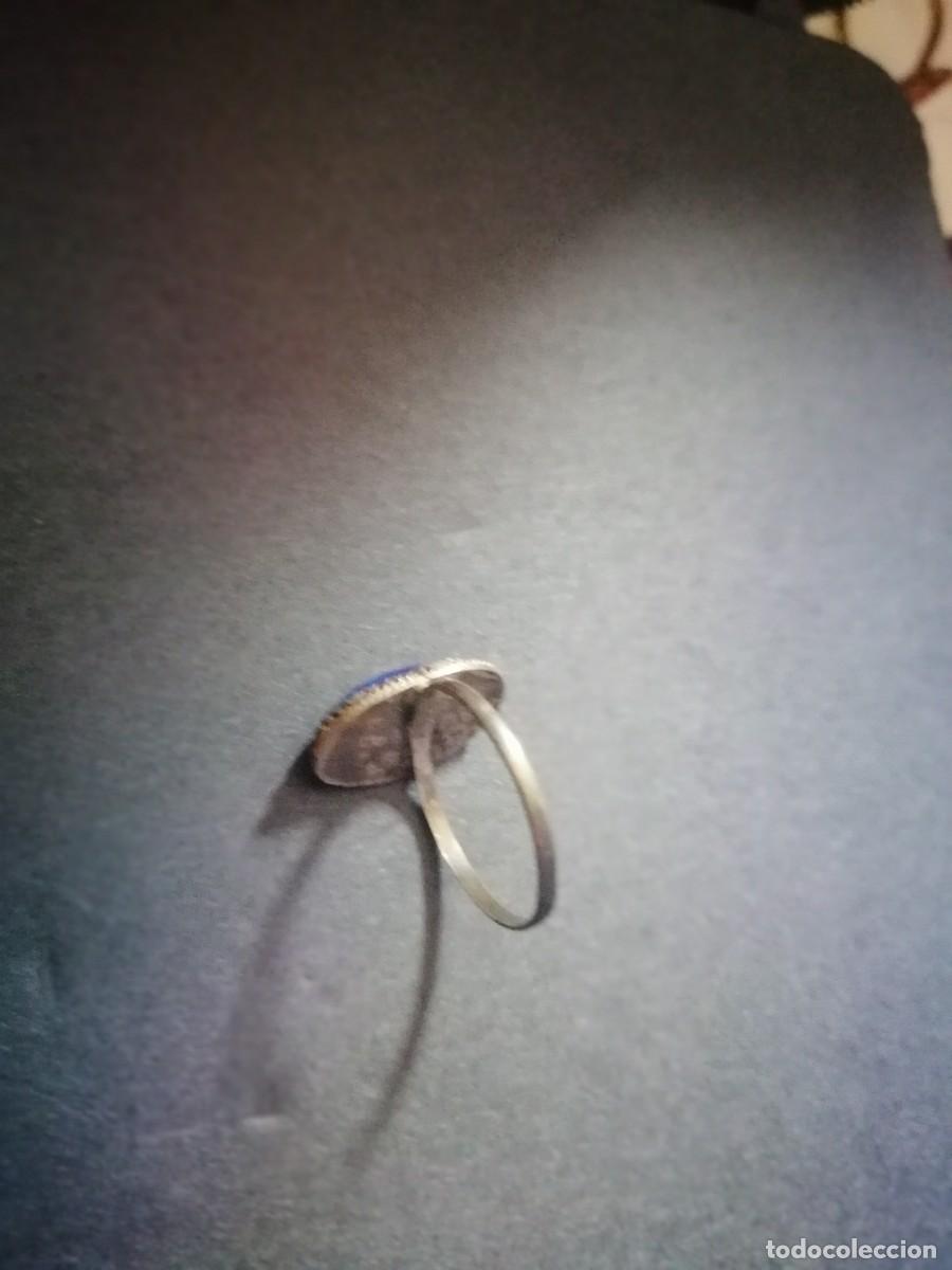 Joyeria: Anillo con Lapislazuli azul cobalto de plata - Foto 7