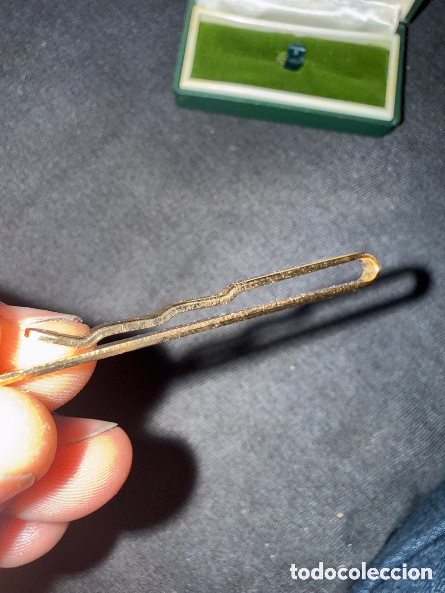 Joyeria: Pasacorbatas dorado con caja.calidad - Foto 3