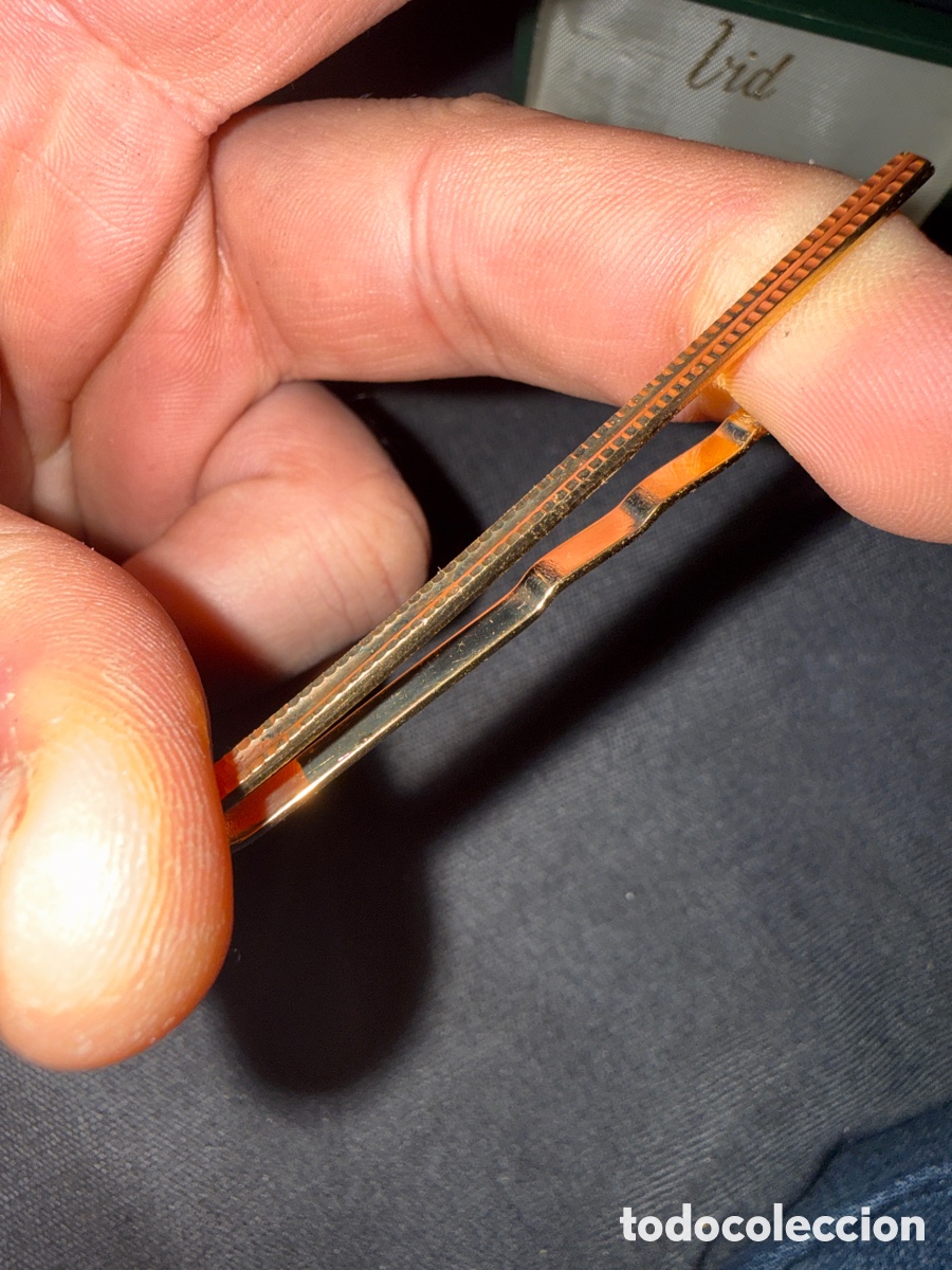 Joyeria: Pasacorbatas dorado con caja.calidad - Foto 4