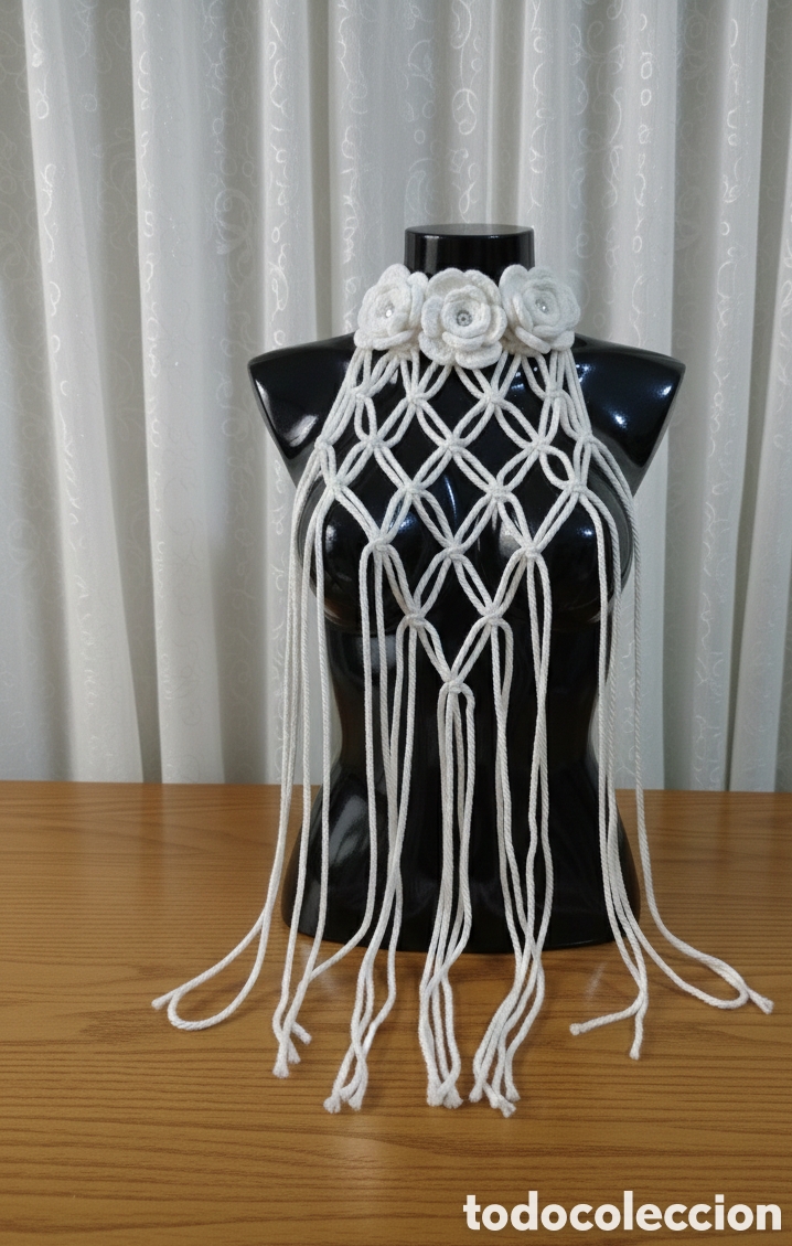 Joyeria: Collar top de lana nuevo ajustable - Foto 1