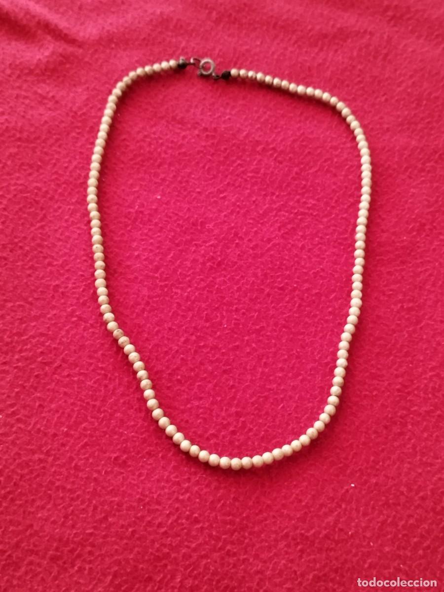Joyeria: Antiguo collar de perlas, cuentas a identificar. - Foto 1