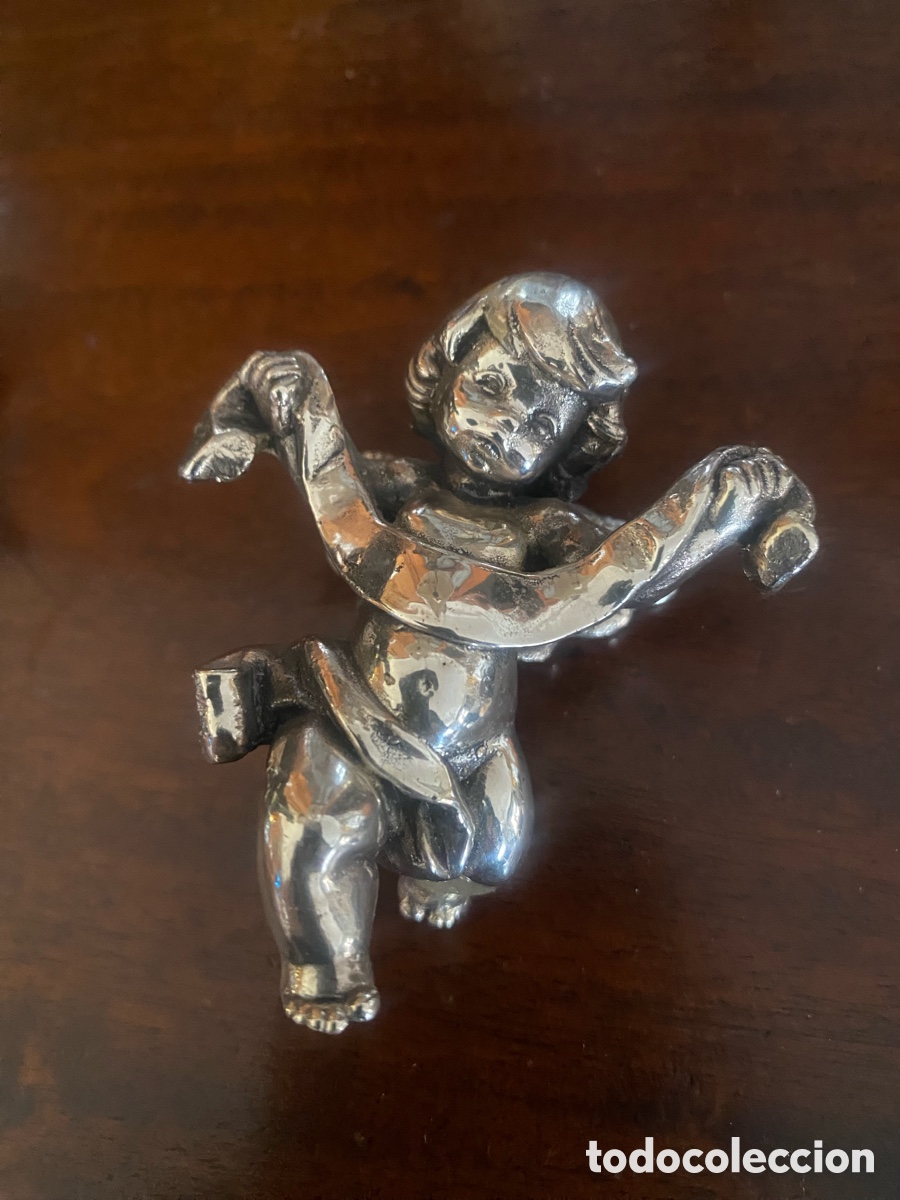 Joyeria: Par de angelitos en plata de primera ley - Foto 6